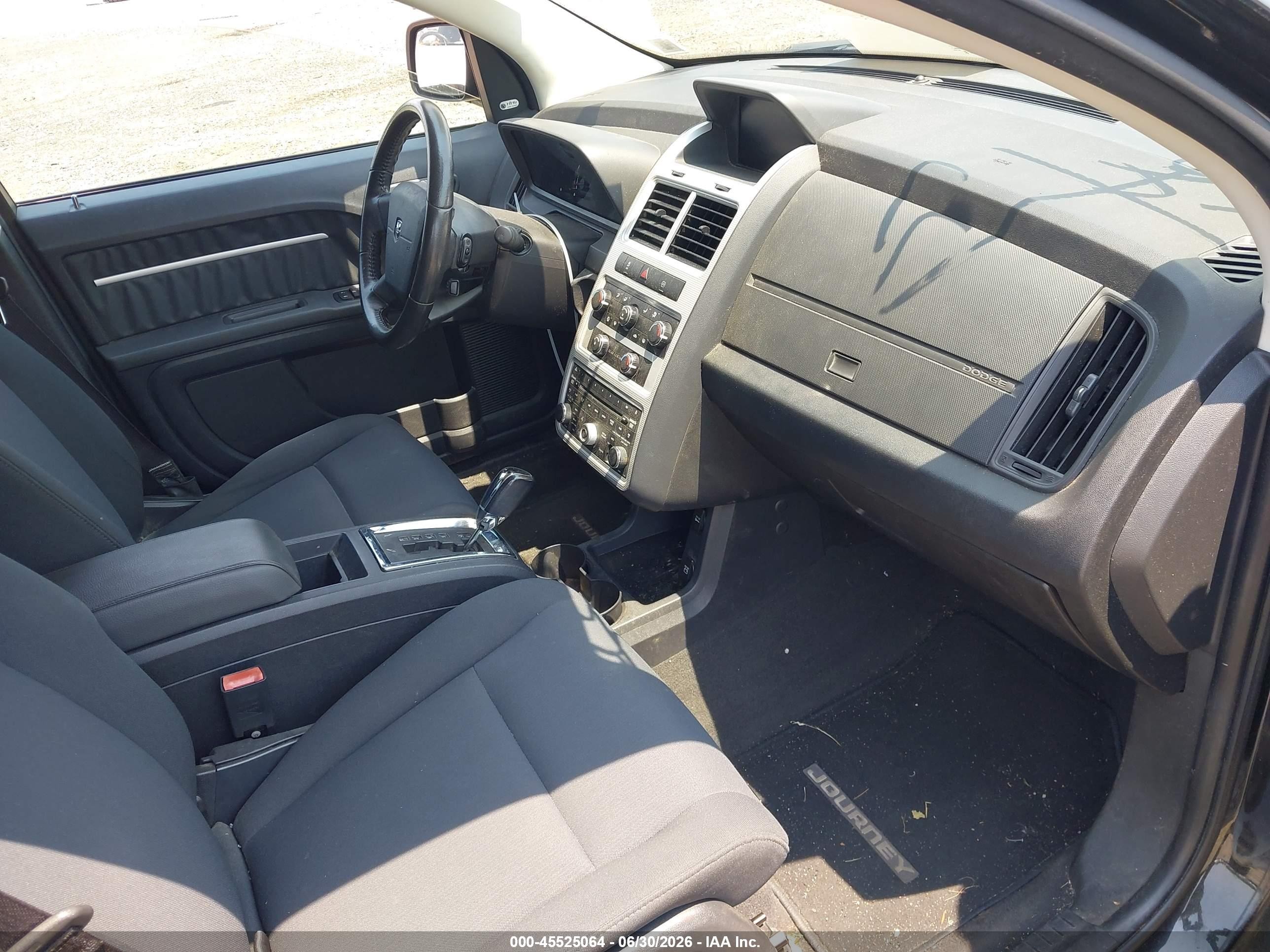 2010 Dodge Journey Sxt Black vin: 3D4PH5FV9AT133838