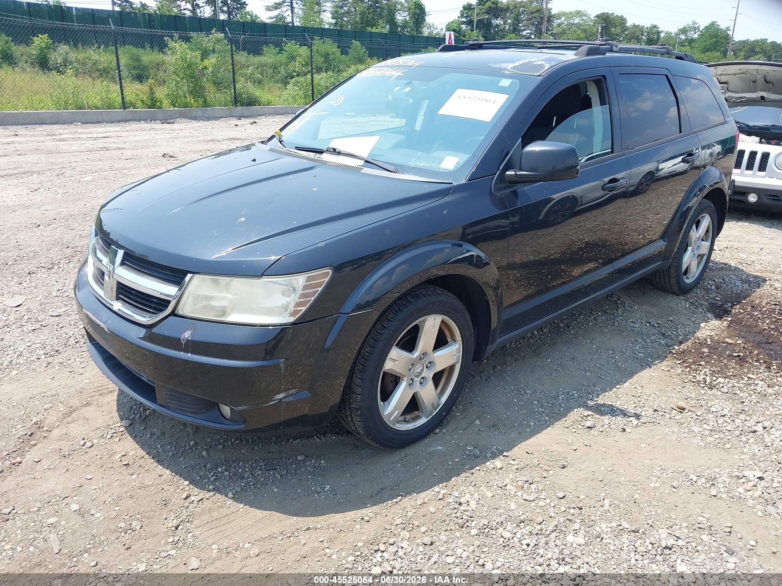 2010 Dodge Journey Sxt Black vin: 3D4PH5FV9AT133838