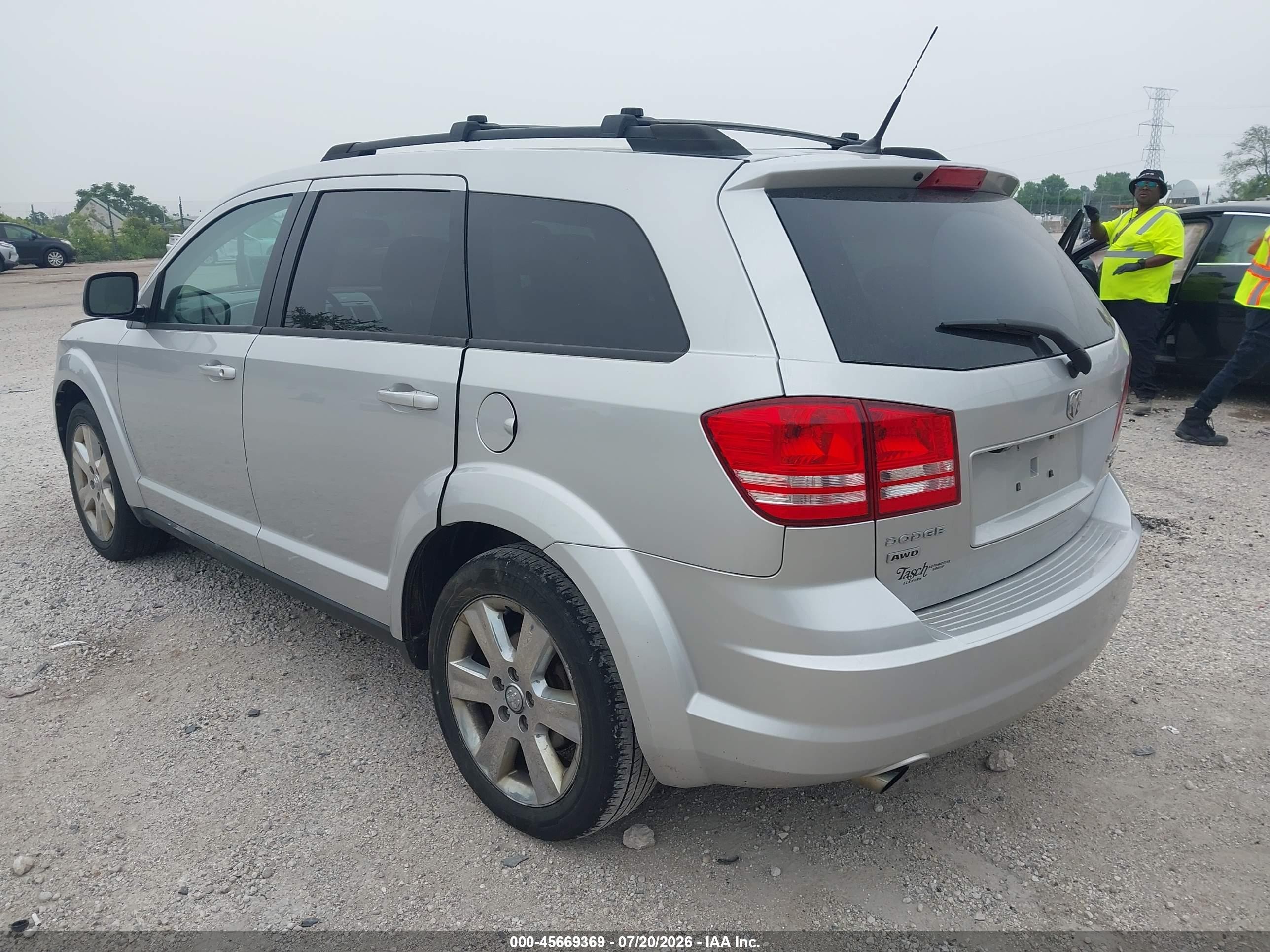 2010 Dodge Journey Sxt Silver vin: 3D4PH5FV9AT139218