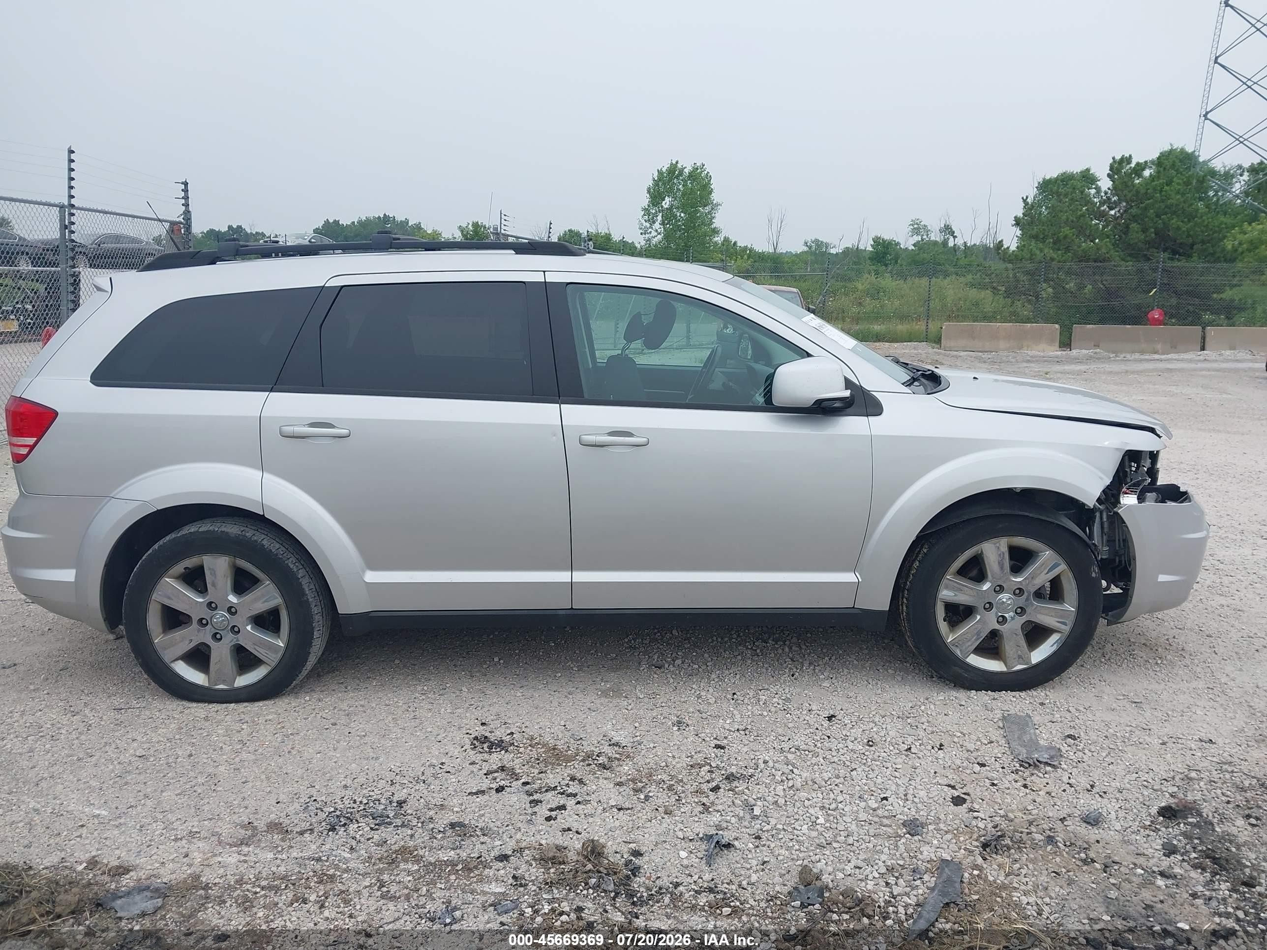 2010 Dodge Journey Sxt Silver vin: 3D4PH5FV9AT139218