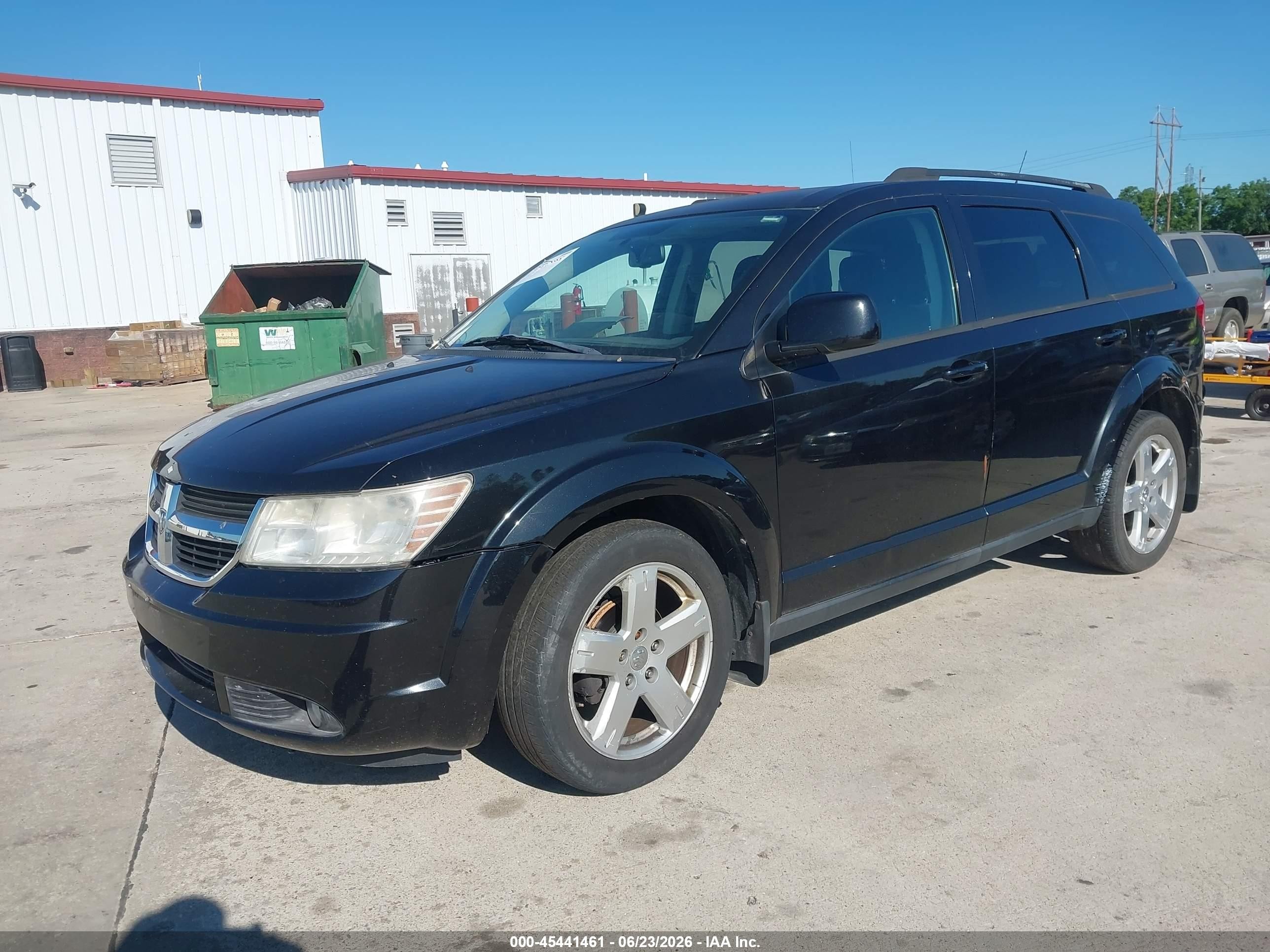 2010 Dodge Journey Sxt Black vin: 3D4PH5FV9AT204729