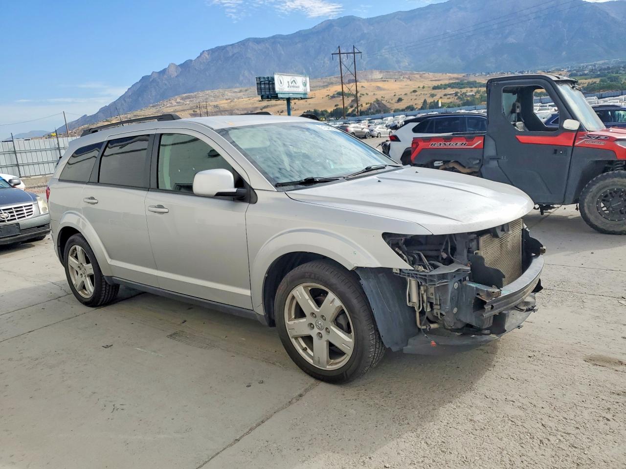 2010 Dodge Journey Sxt Silver vin: 3D4PH5FV9AT249122