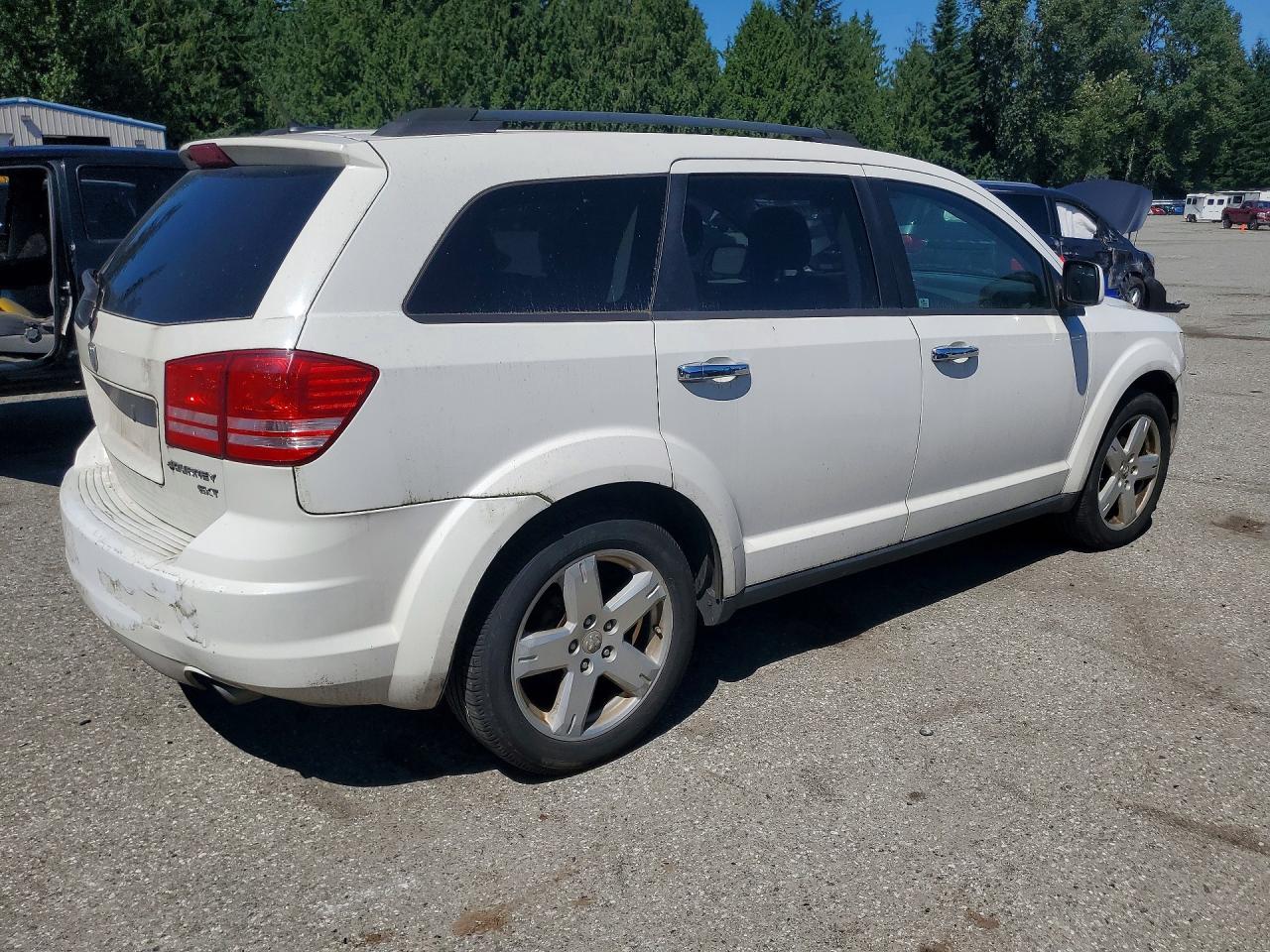 2010 Dodge Journey Sxt White vin: 3D4PH5FVXAT106955