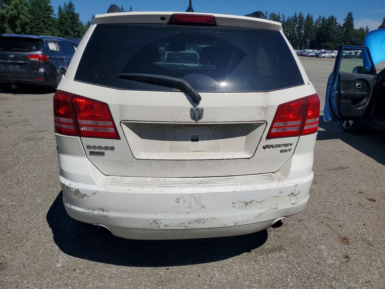 2010 Dodge Journey Sxt White vin: 3D4PH5FVXAT106955