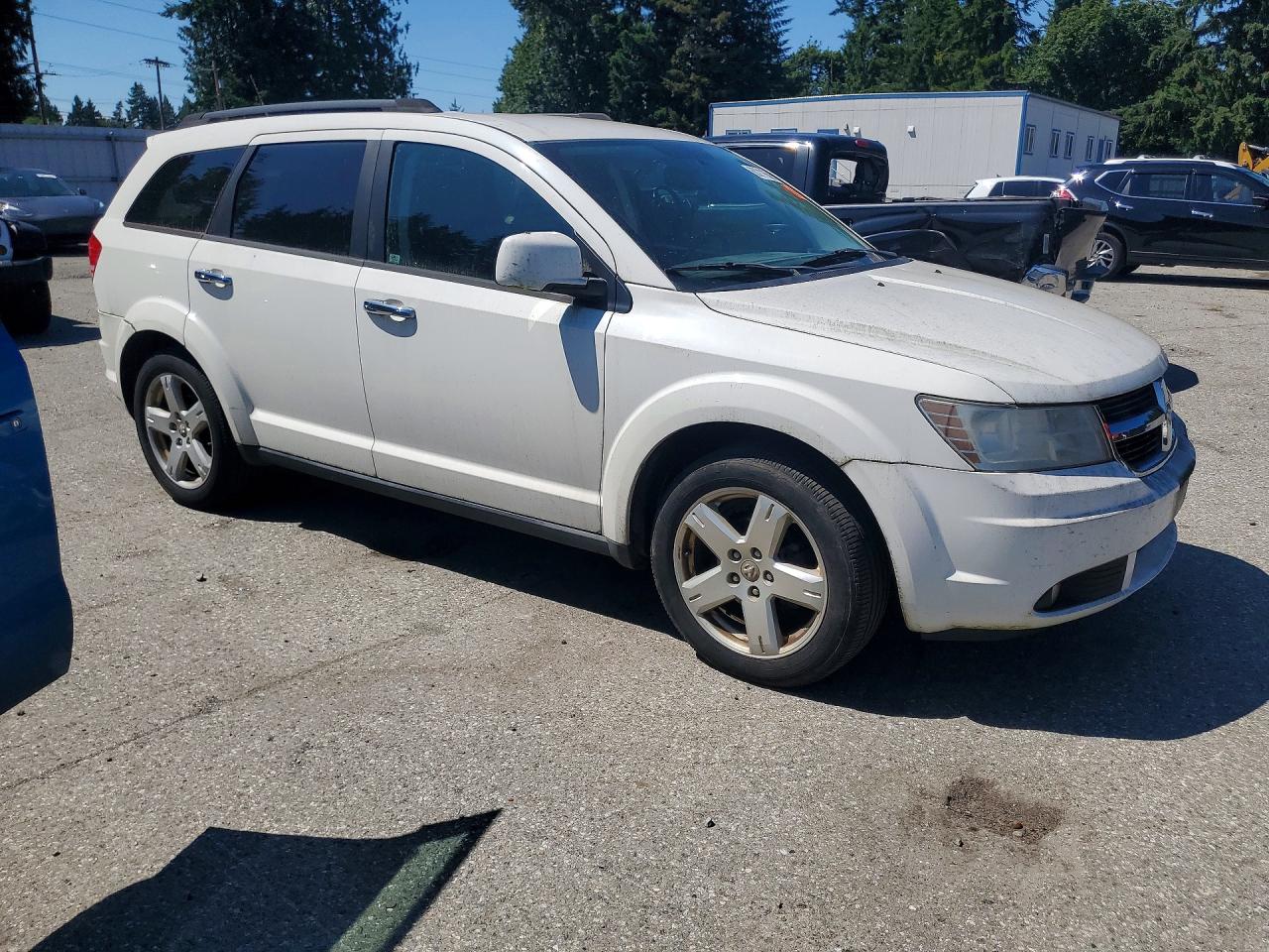 2010 Dodge Journey Sxt White vin: 3D4PH5FVXAT106955
