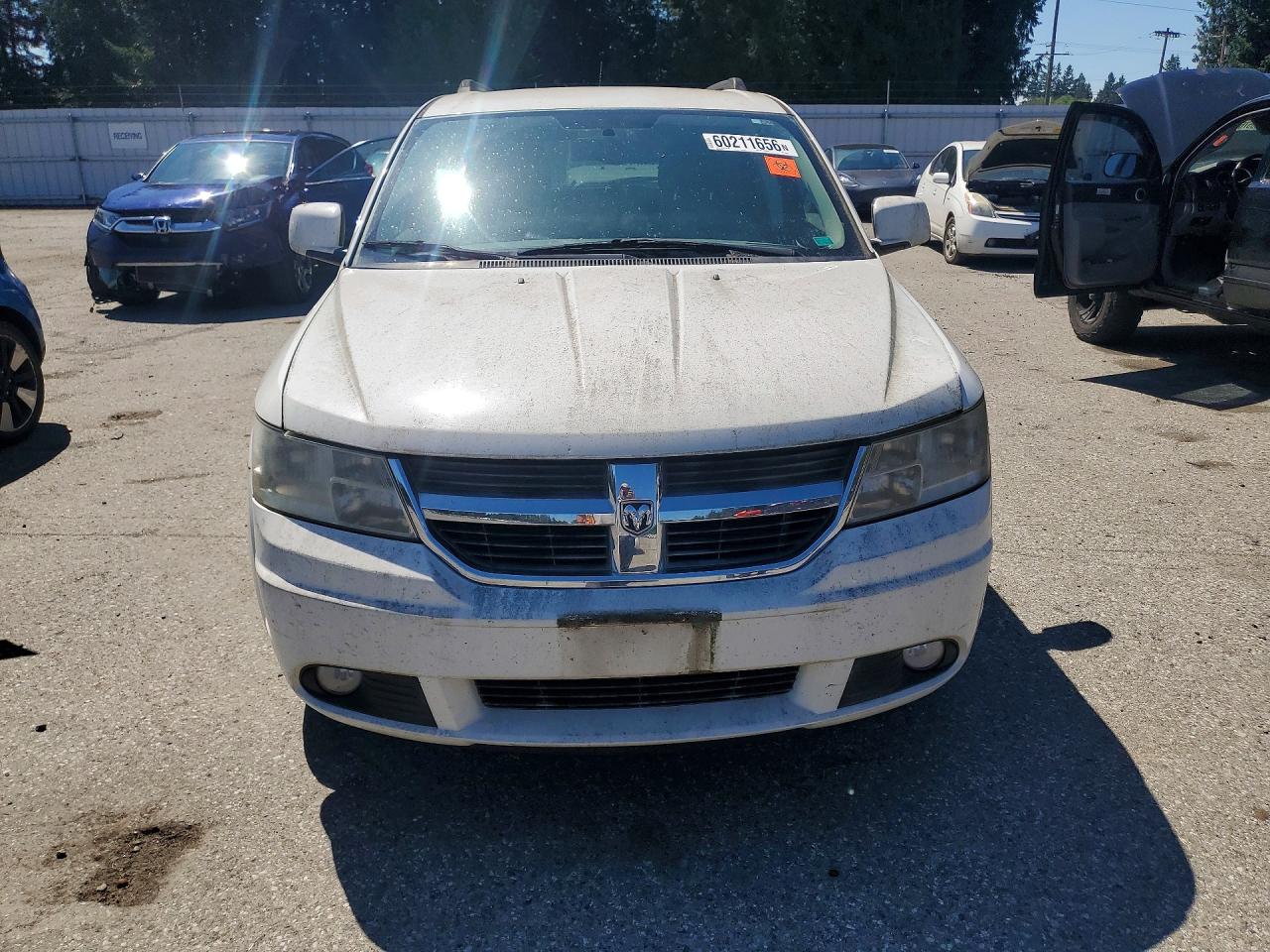 2010 Dodge Journey Sxt White vin: 3D4PH5FVXAT106955