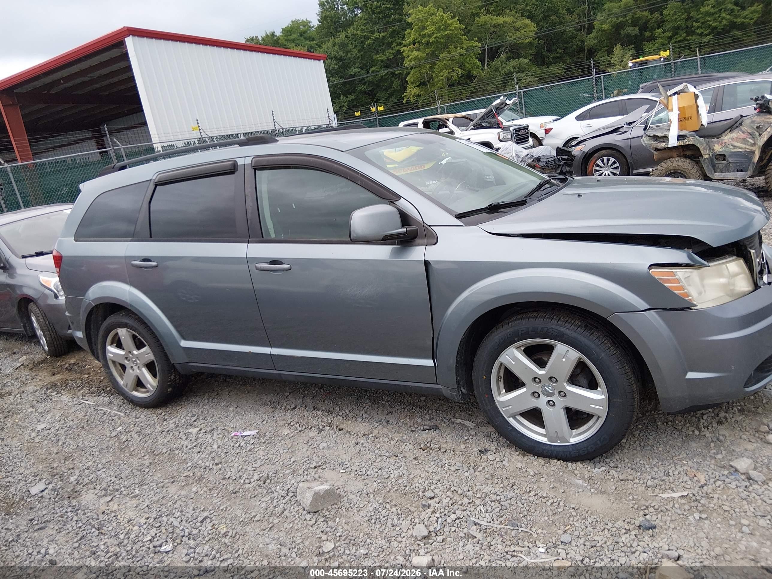 2010 Dodge Journey Sxt Light Blue vin: 3D4PH5FVXAT225993