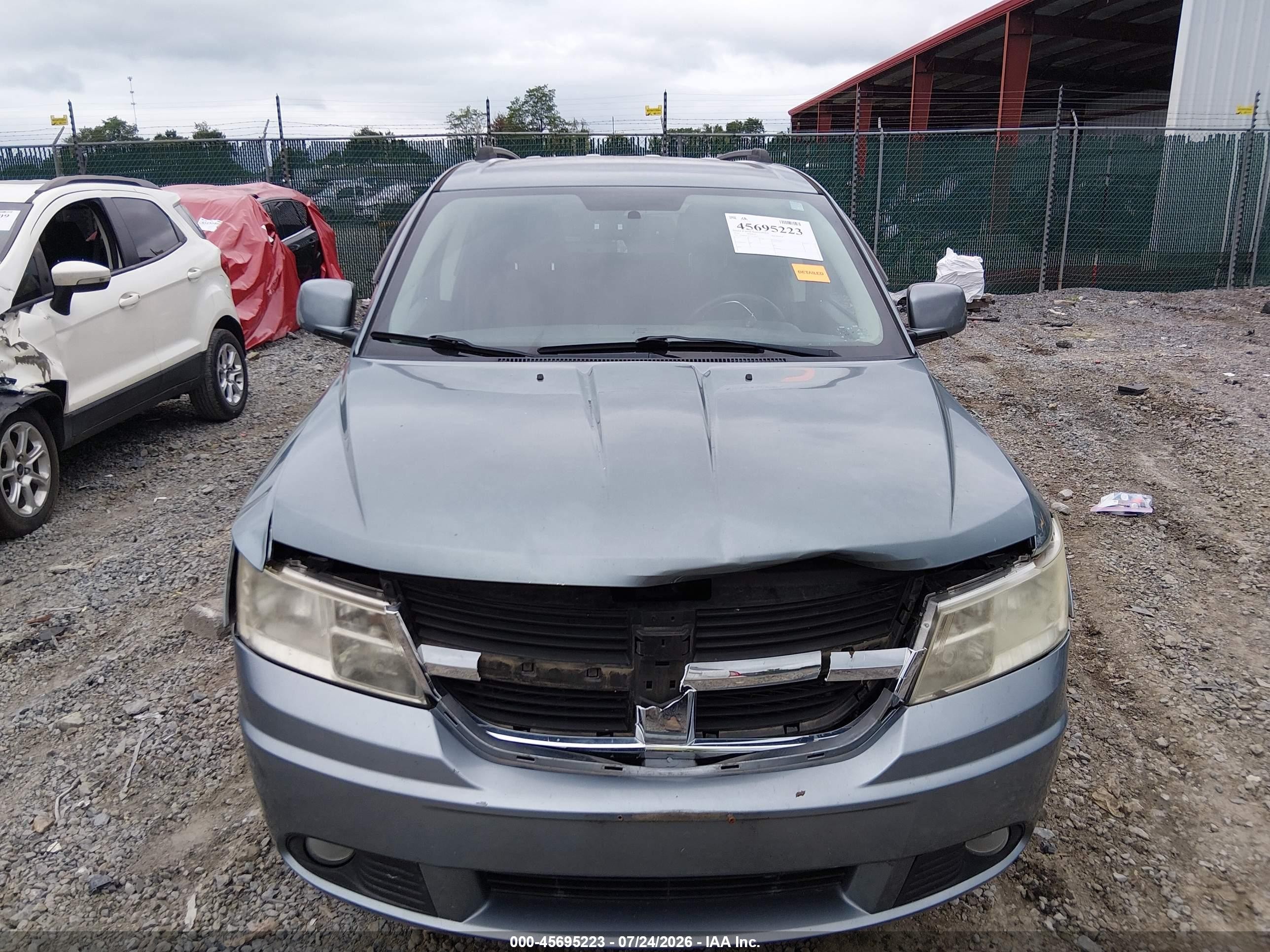 2010 Dodge Journey Sxt Light Blue vin: 3D4PH5FVXAT225993