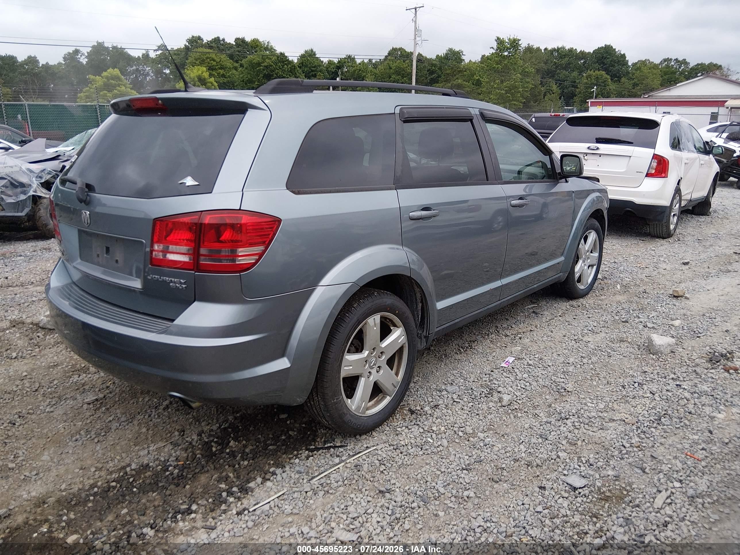 2010 Dodge Journey Sxt Light Blue vin: 3D4PH5FVXAT225993