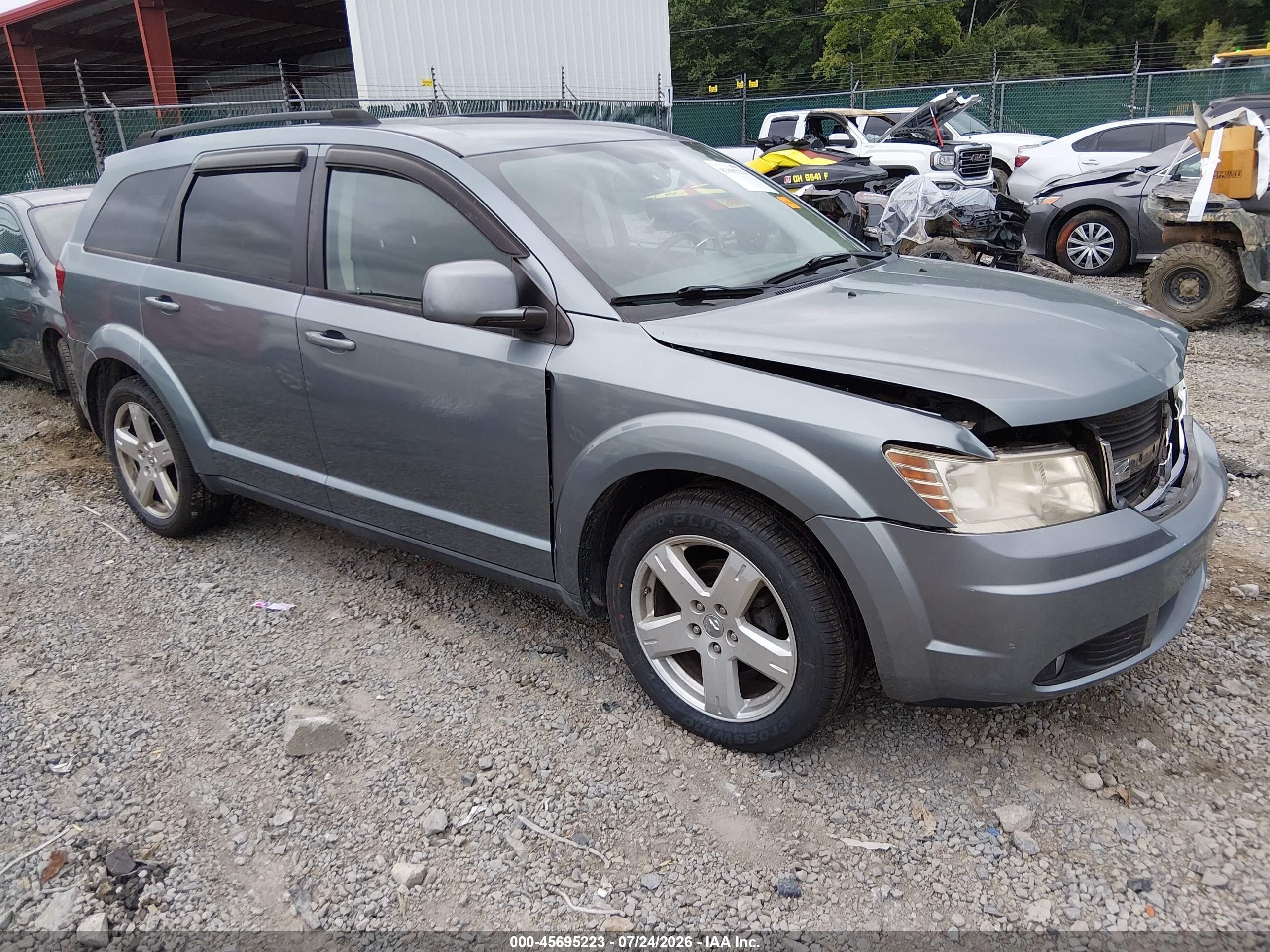 2010 Dodge Journey Sxt Light Blue vin: 3D4PH5FVXAT225993