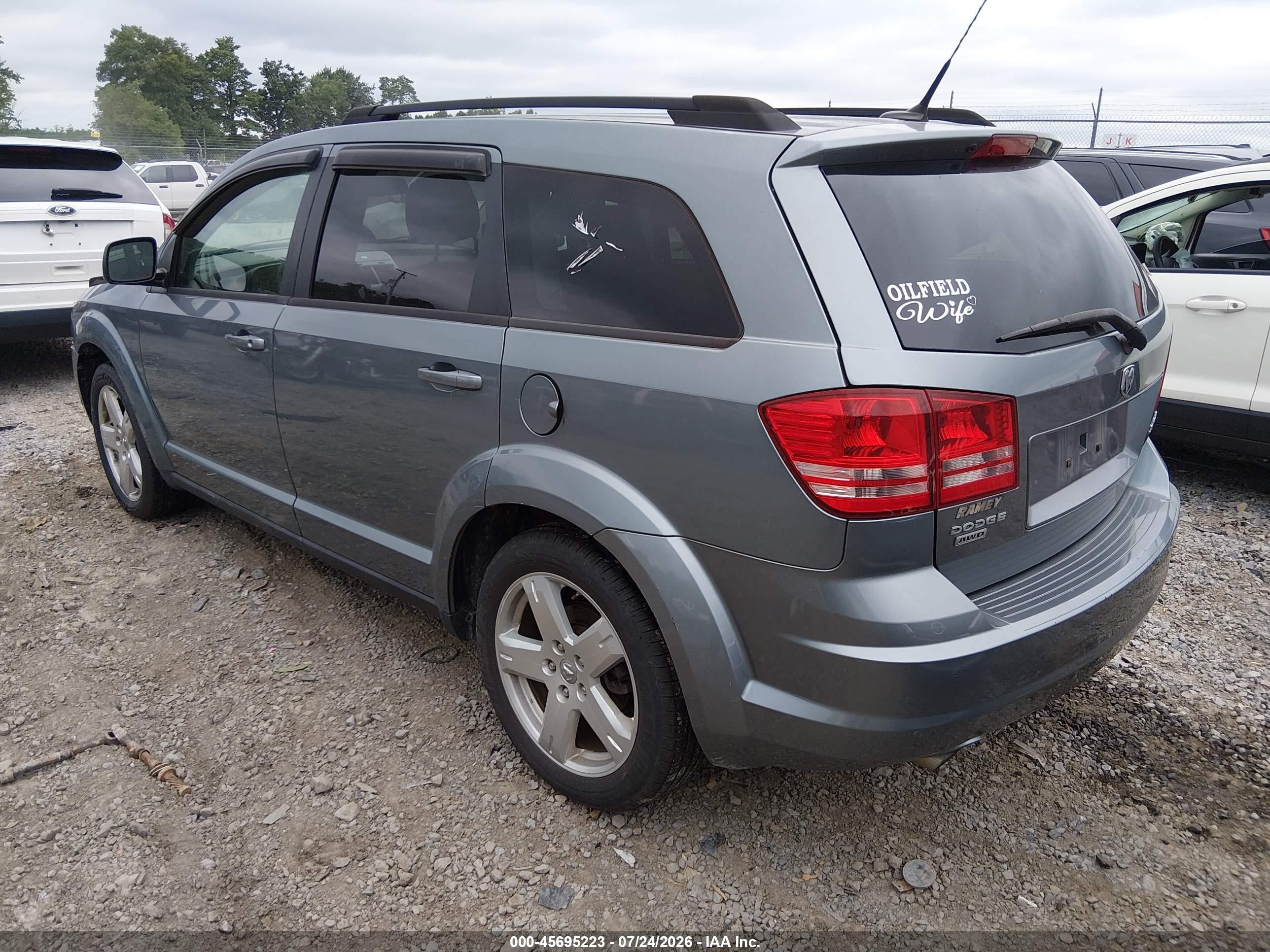 2010 Dodge Journey Sxt Light Blue vin: 3D4PH5FVXAT225993