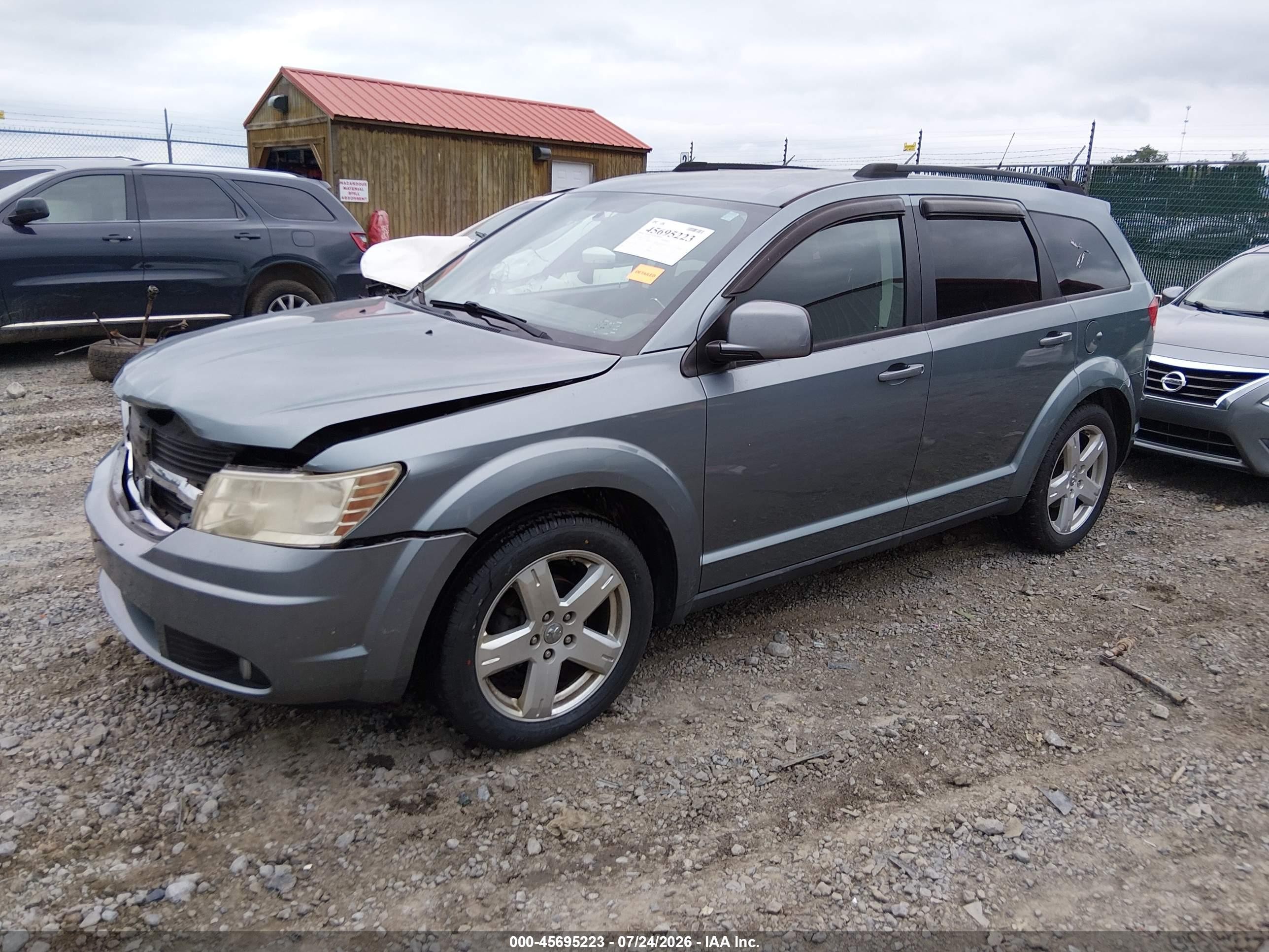 2010 Dodge Journey Sxt Light Blue vin: 3D4PH5FVXAT225993