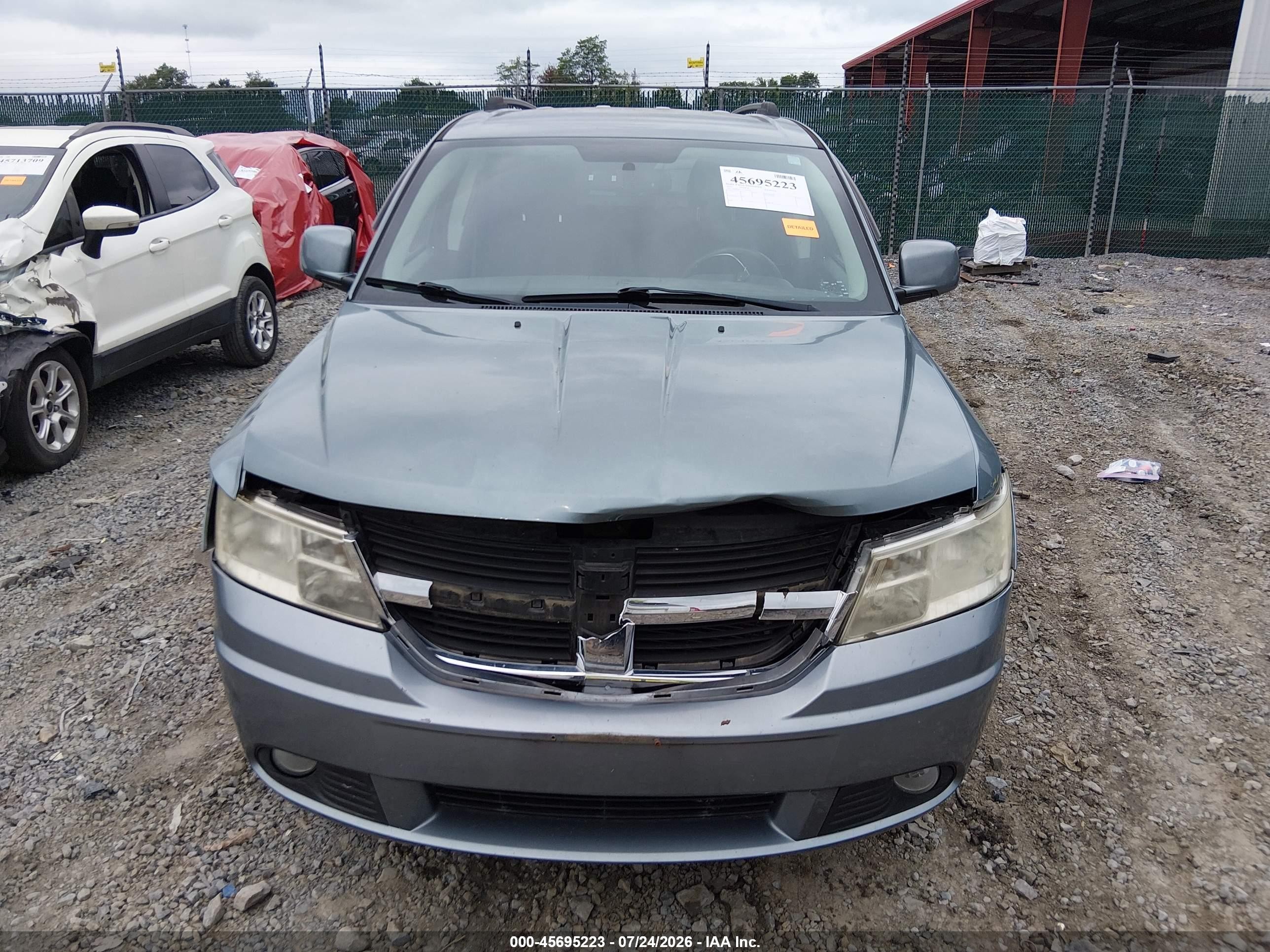 2010 Dodge Journey Sxt Light Blue vin: 3D4PH5FVXAT225993