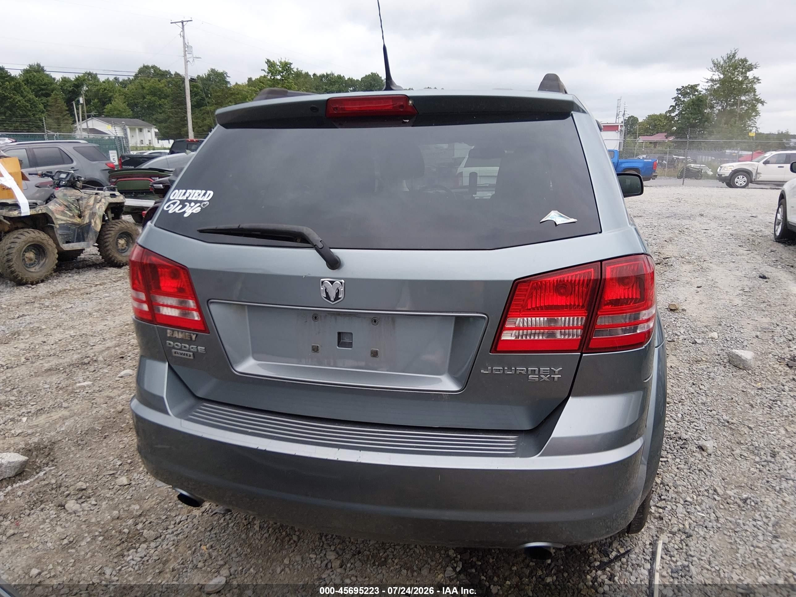 2010 Dodge Journey Sxt Light Blue vin: 3D4PH5FVXAT225993