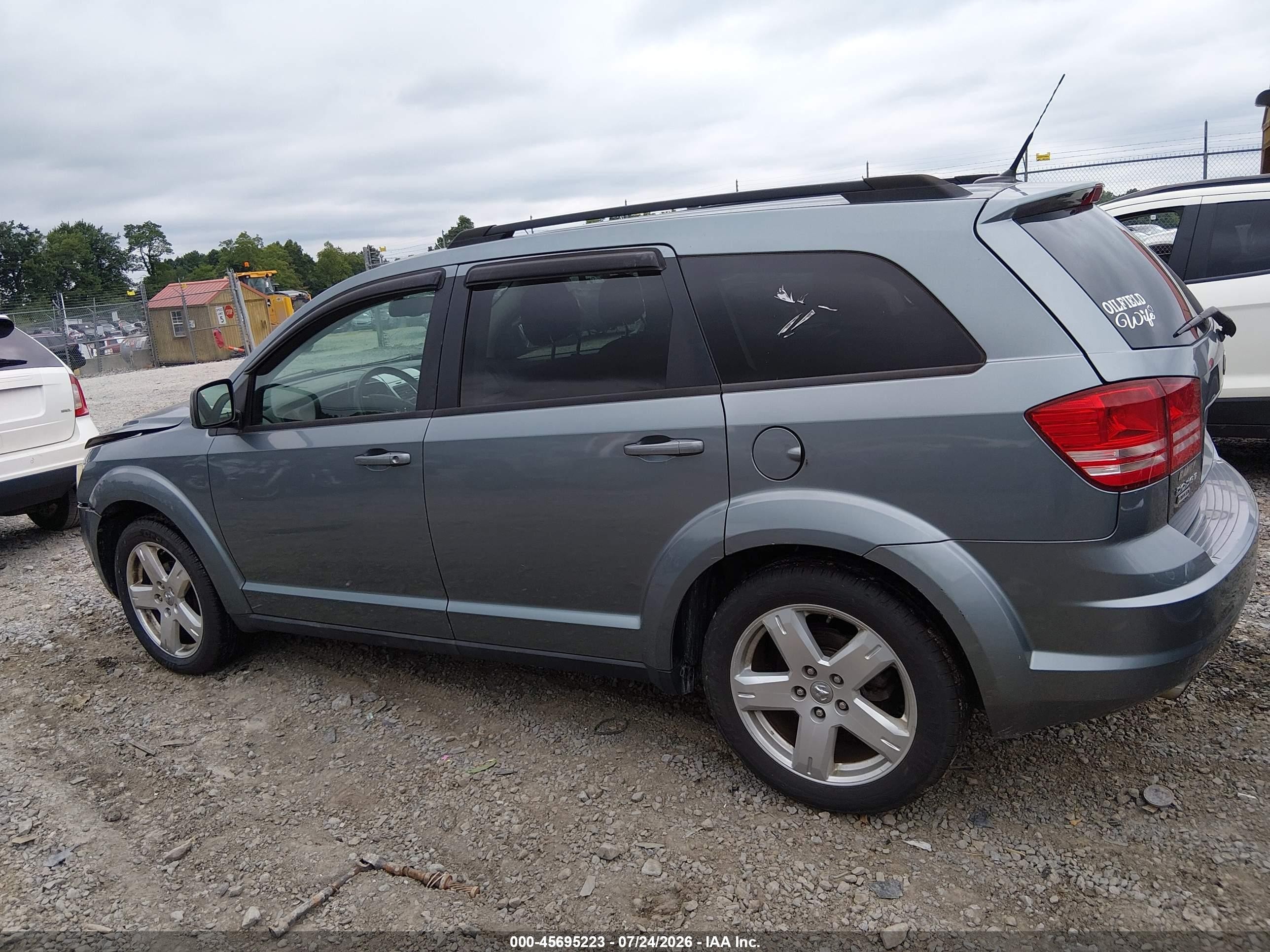 2010 Dodge Journey Sxt Light Blue vin: 3D4PH5FVXAT225993