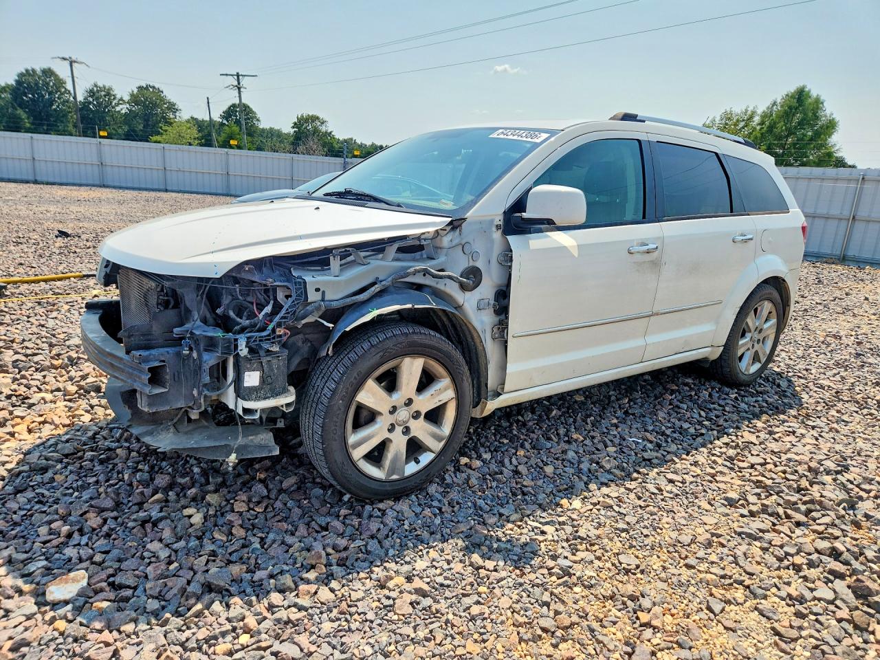 2010 Dodge Journey R/t White vin: 3D4PH6FV1AT149702