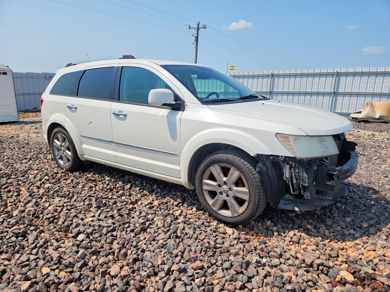 2010 Dodge Journey R/t White vin: 3D4PH6FV1AT149702