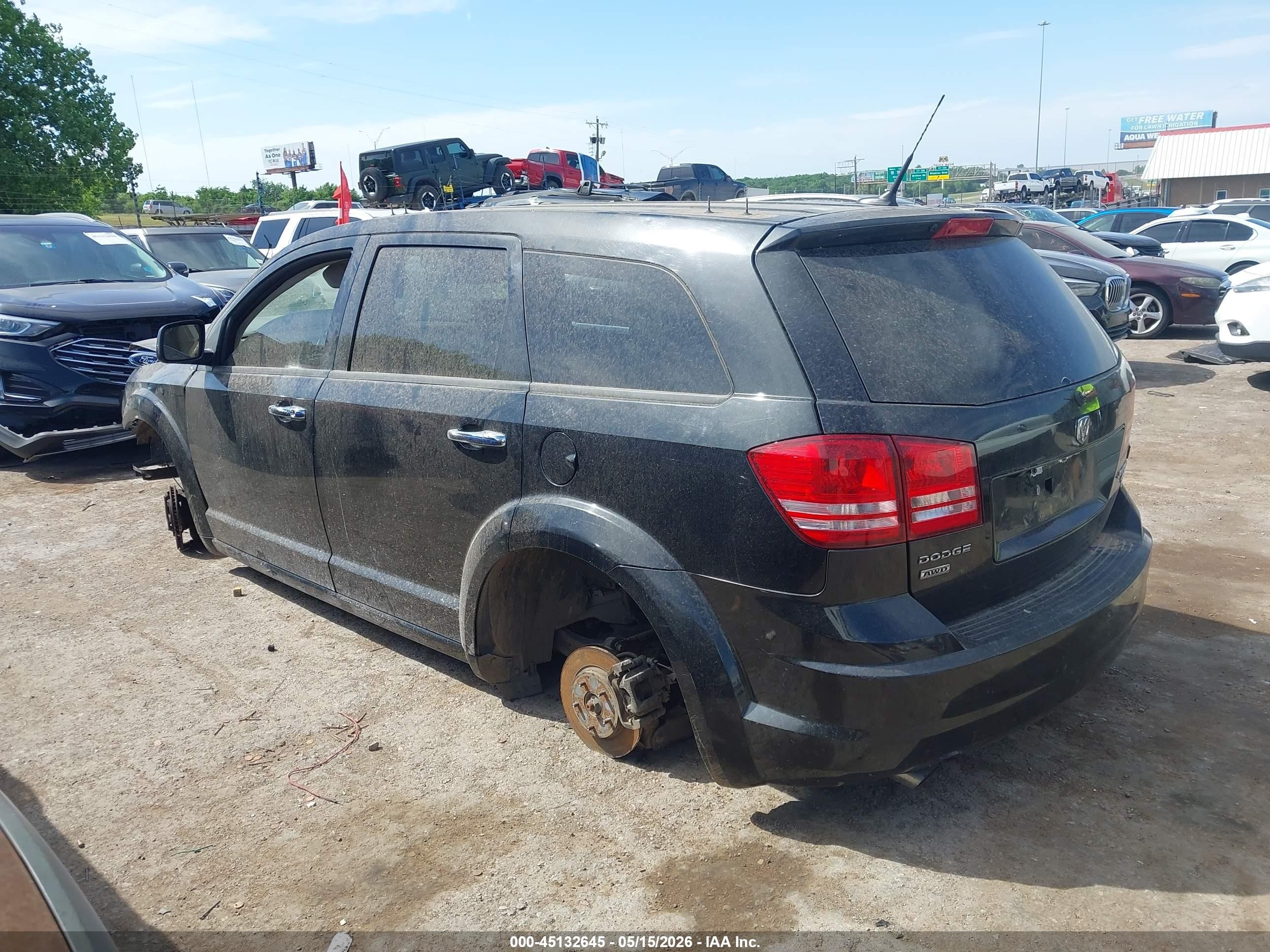 2010 Dodge Journey R/t Black vin: 3D4PH6FV3AT108049