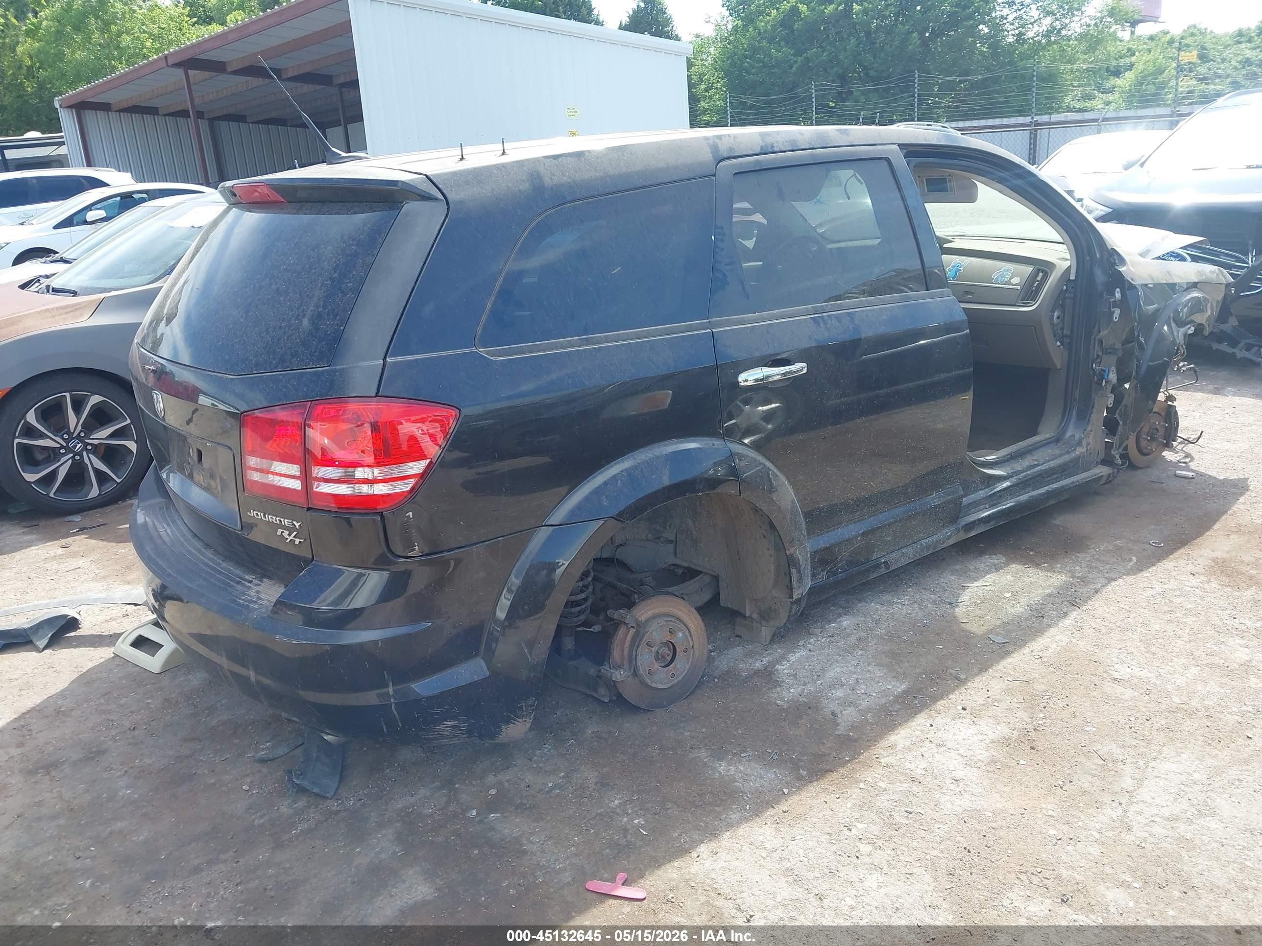 2010 Dodge Journey R/t Black vin: 3D4PH6FV3AT108049