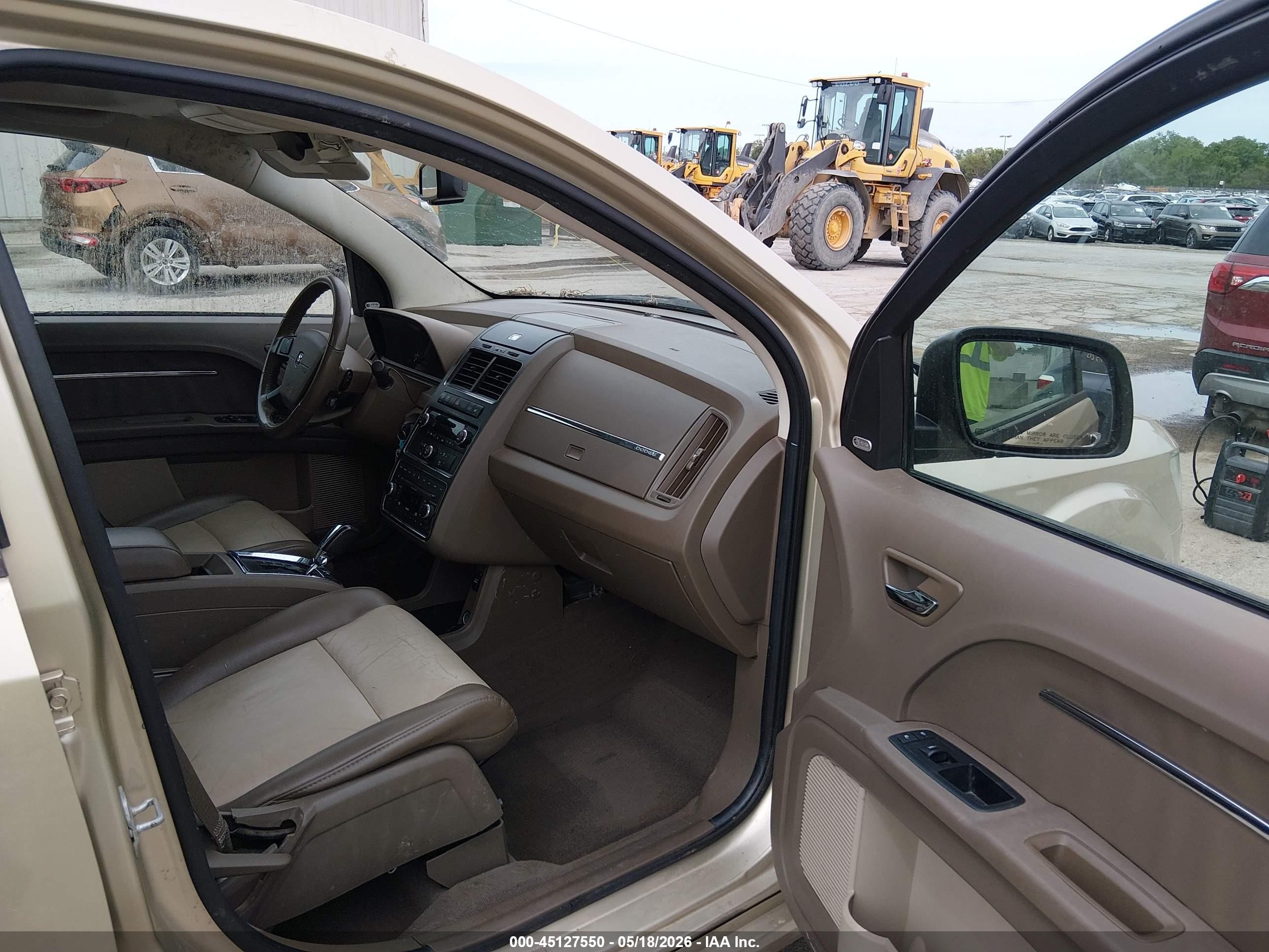 2010 Dodge Journey R/t Beige vin: 3D4PH6FV5AT109543