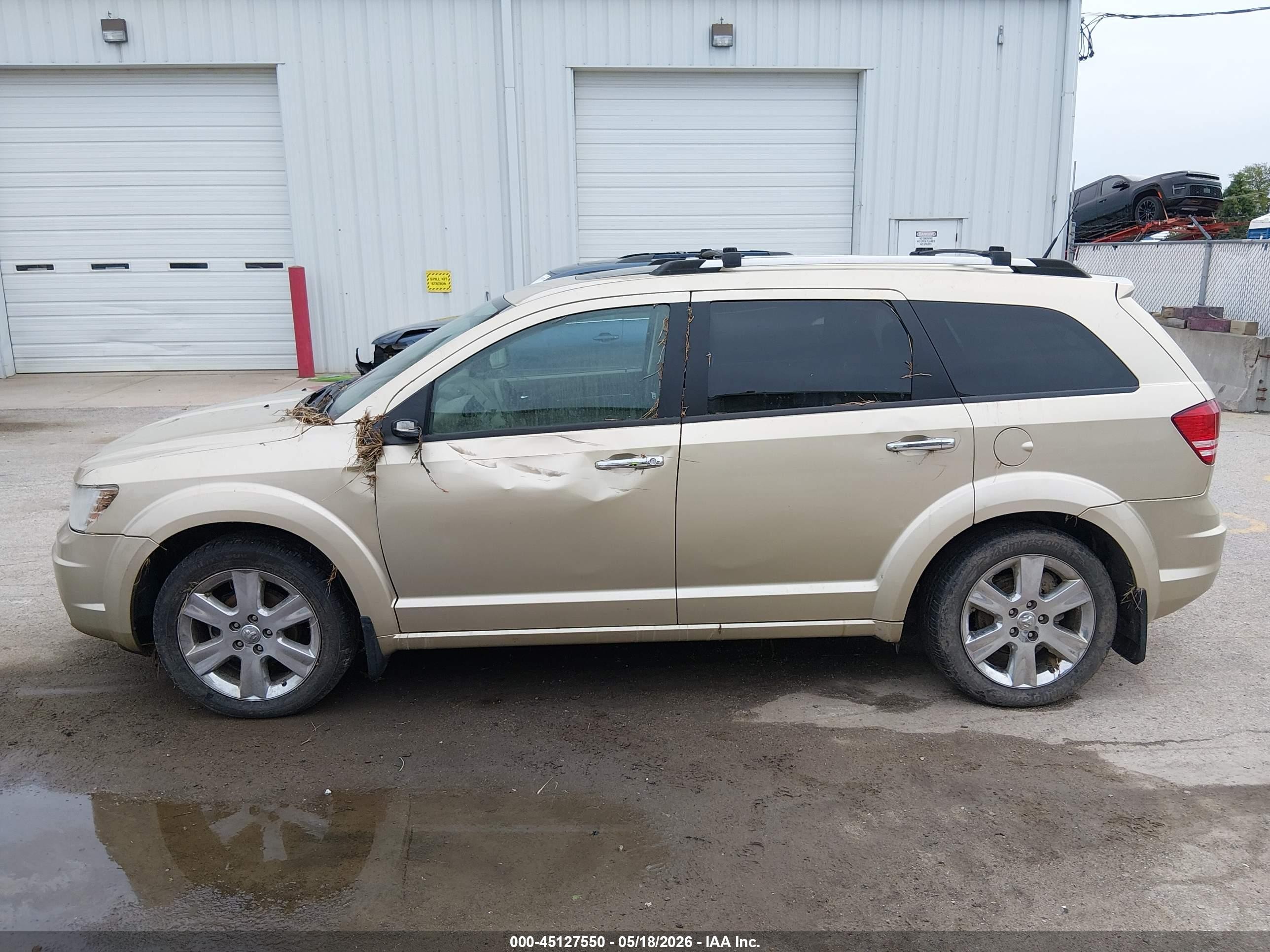 2010 Dodge Journey R/t Beige vin: 3D4PH6FV5AT109543