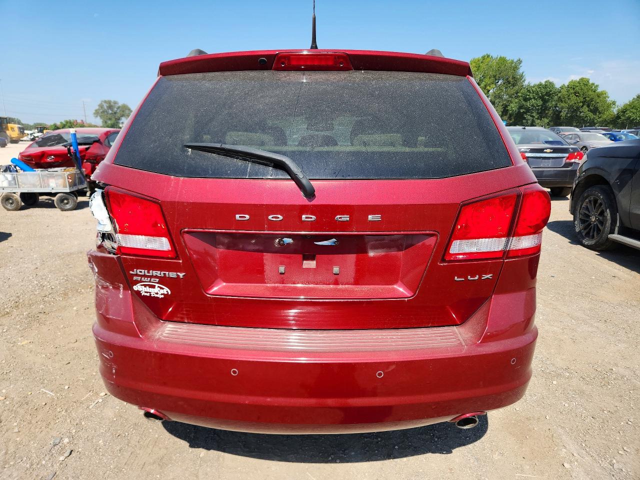 2011 Dodge Journey Lux Burgundy vin: 3D4PH9FG2BT513677