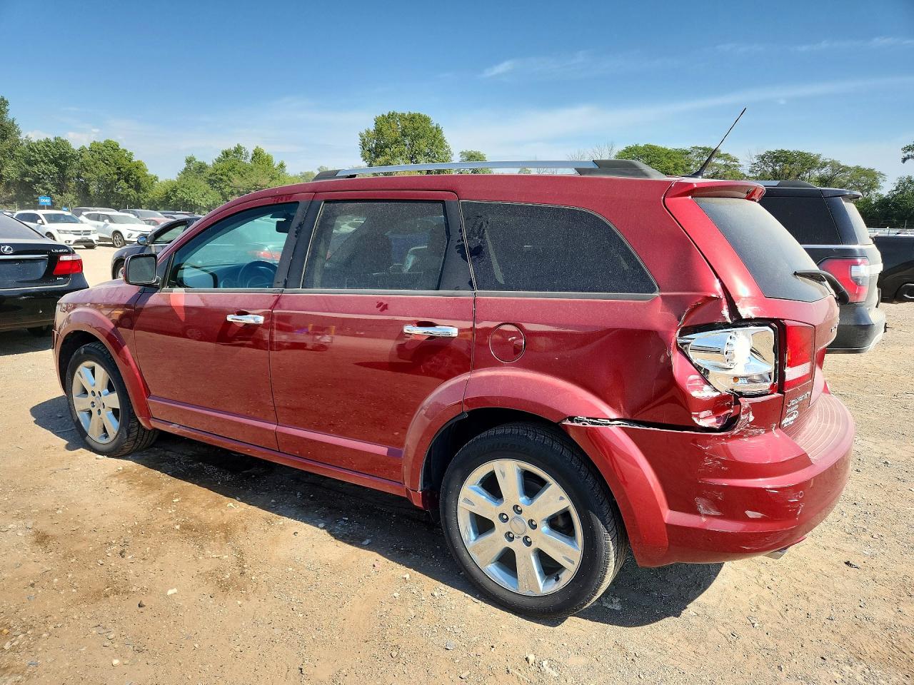 2011 Dodge Journey Lux Burgundy vin: 3D4PH9FG2BT513677