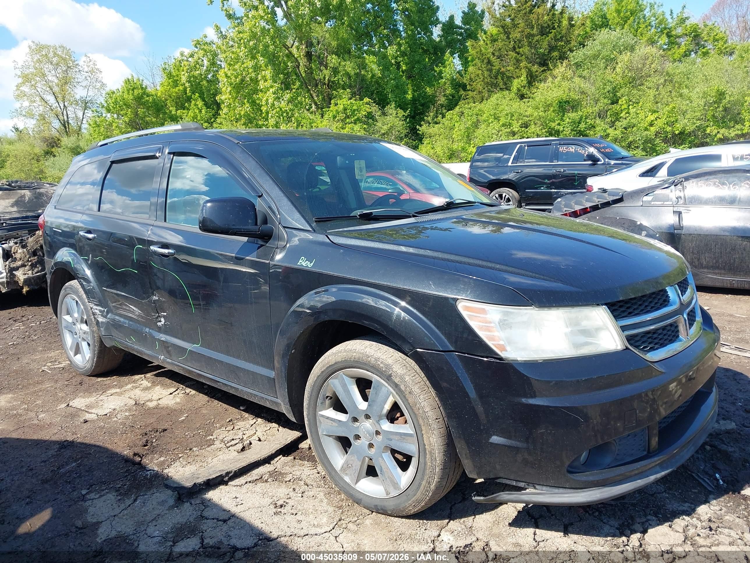 2011 Dodge Journey Lux Black vin: 3D4PH9FG3BT513655