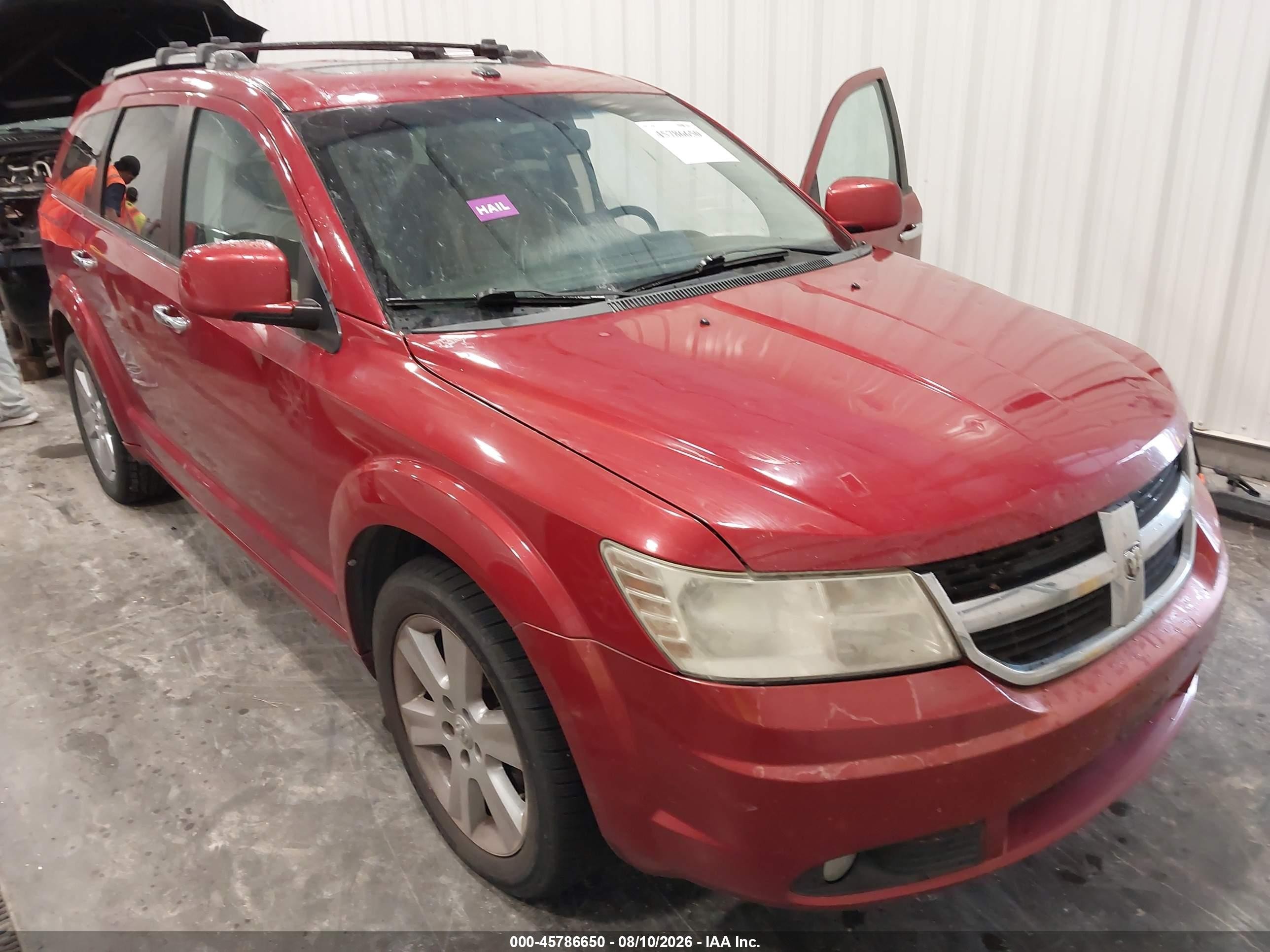 2010 Dodge Journey R/t Red vin: 3D4PH9FV3AT265551