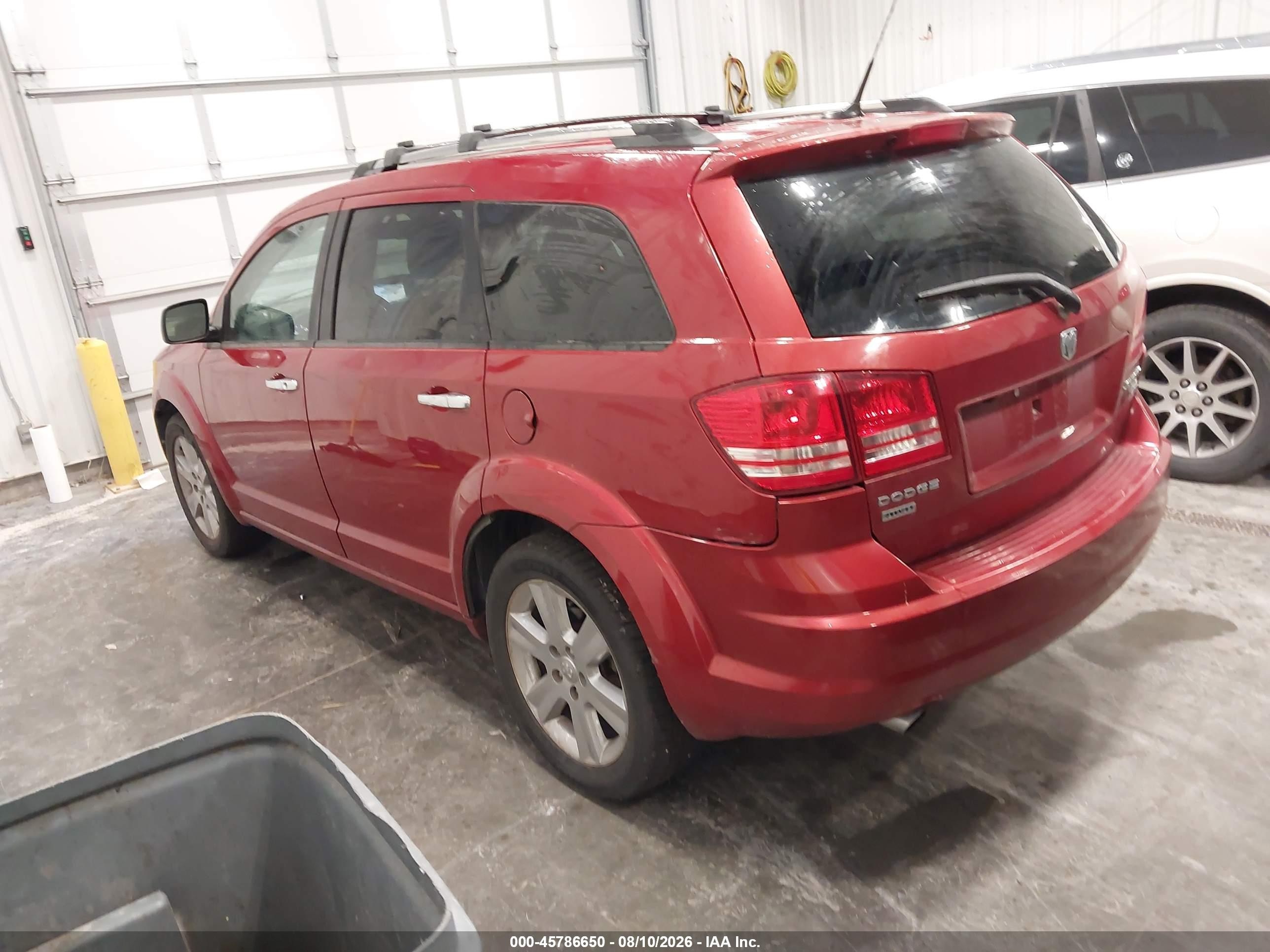 2010 Dodge Journey R/t Red vin: 3D4PH9FV3AT265551