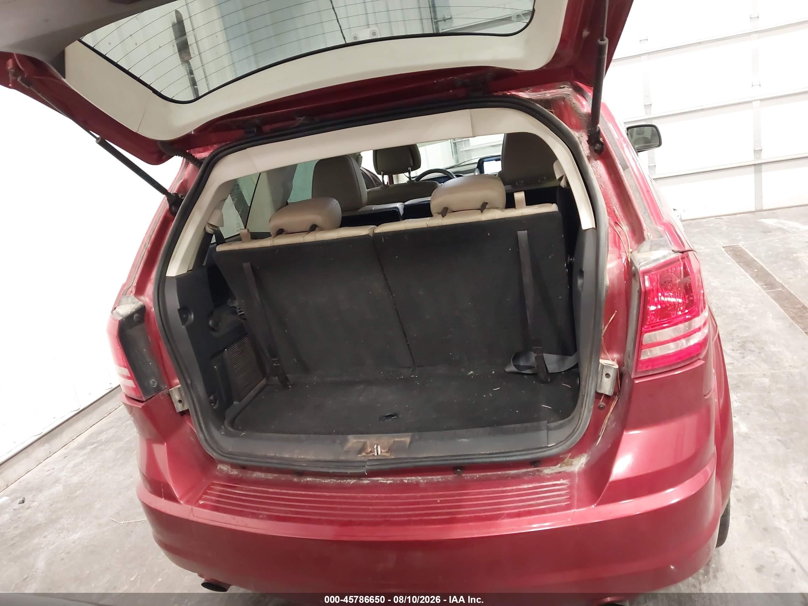 2010 Dodge Journey R/t Red vin: 3D4PH9FV3AT265551