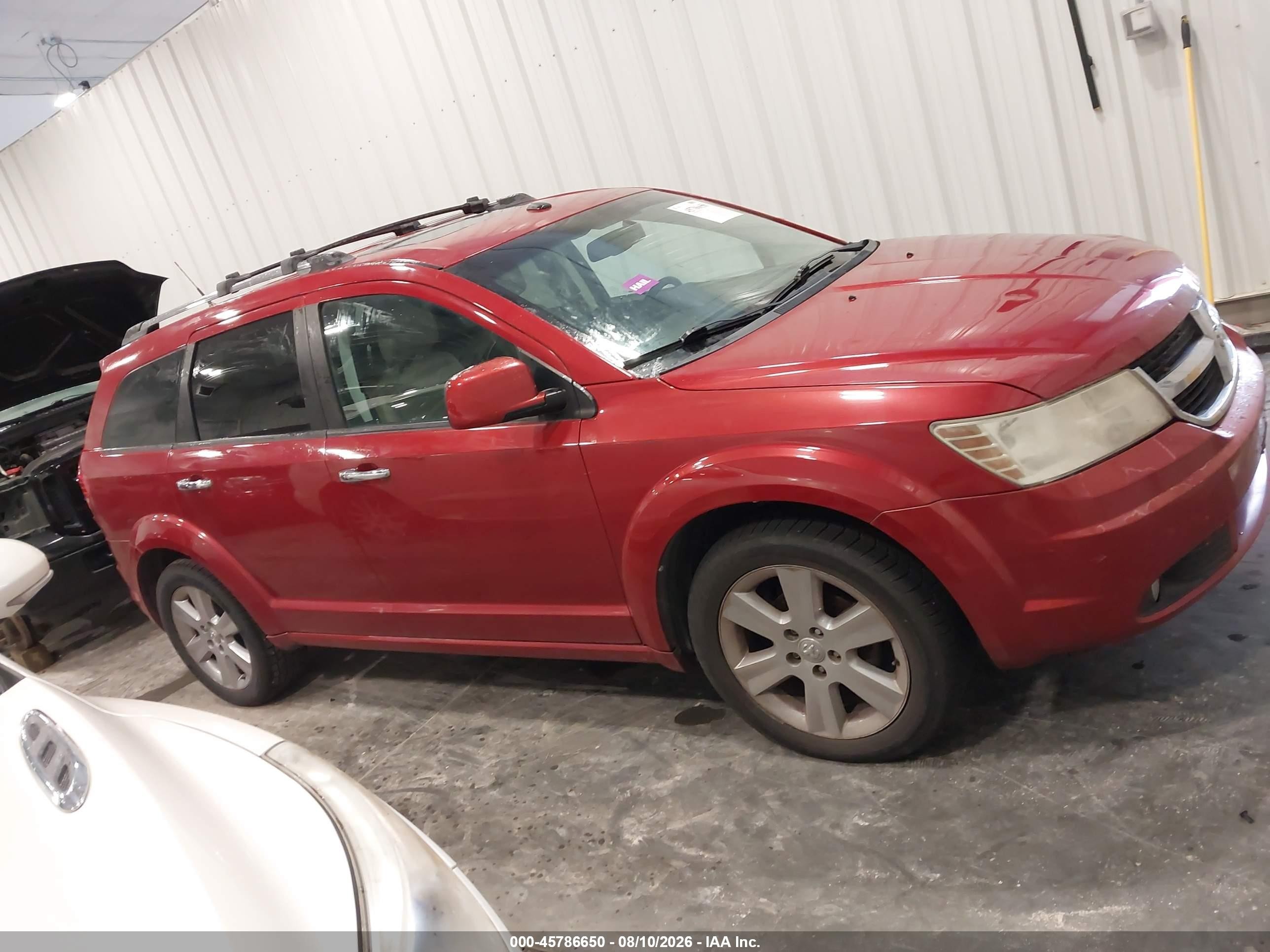 2010 Dodge Journey R/t Red vin: 3D4PH9FV3AT265551