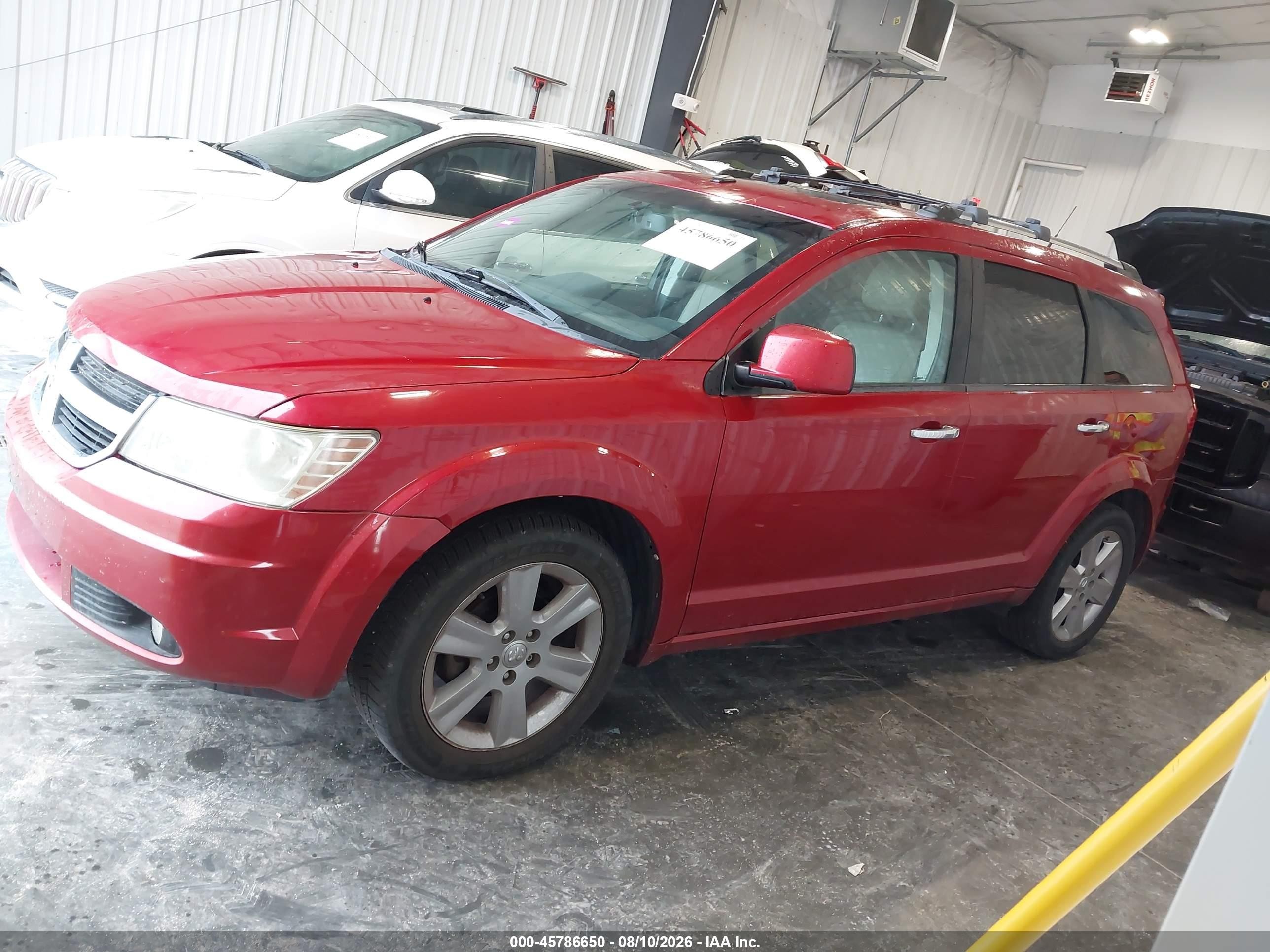 2010 Dodge Journey R/t Red vin: 3D4PH9FV3AT265551