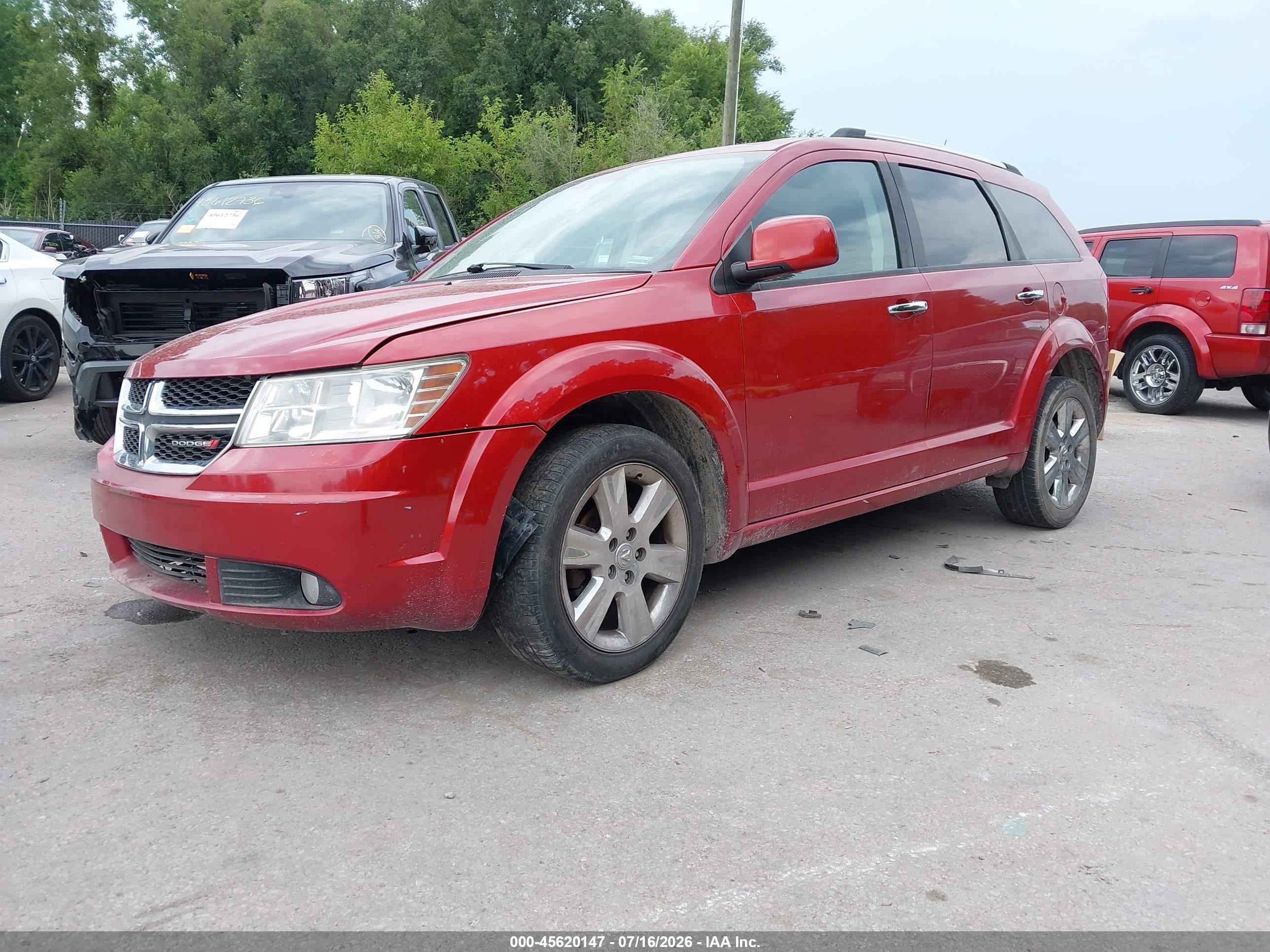 2010 Dodge Journey R/t Red vin: 3D4PH9FV5AT229280