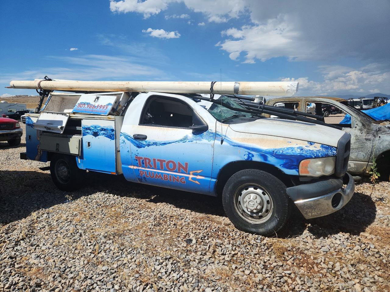 2005 Dodge Ram 2500 St Синий vin: 3D6WR26D55G828466