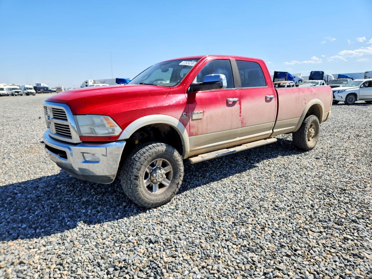 2011 Dodge Ram 3500 Red vin: 3D73Y3CL6BG622622