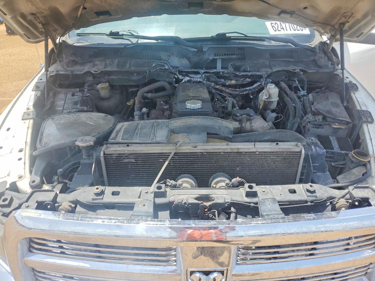 2011 Dodge Ram 3500 White vin: 3D73Y4CL1BG592533