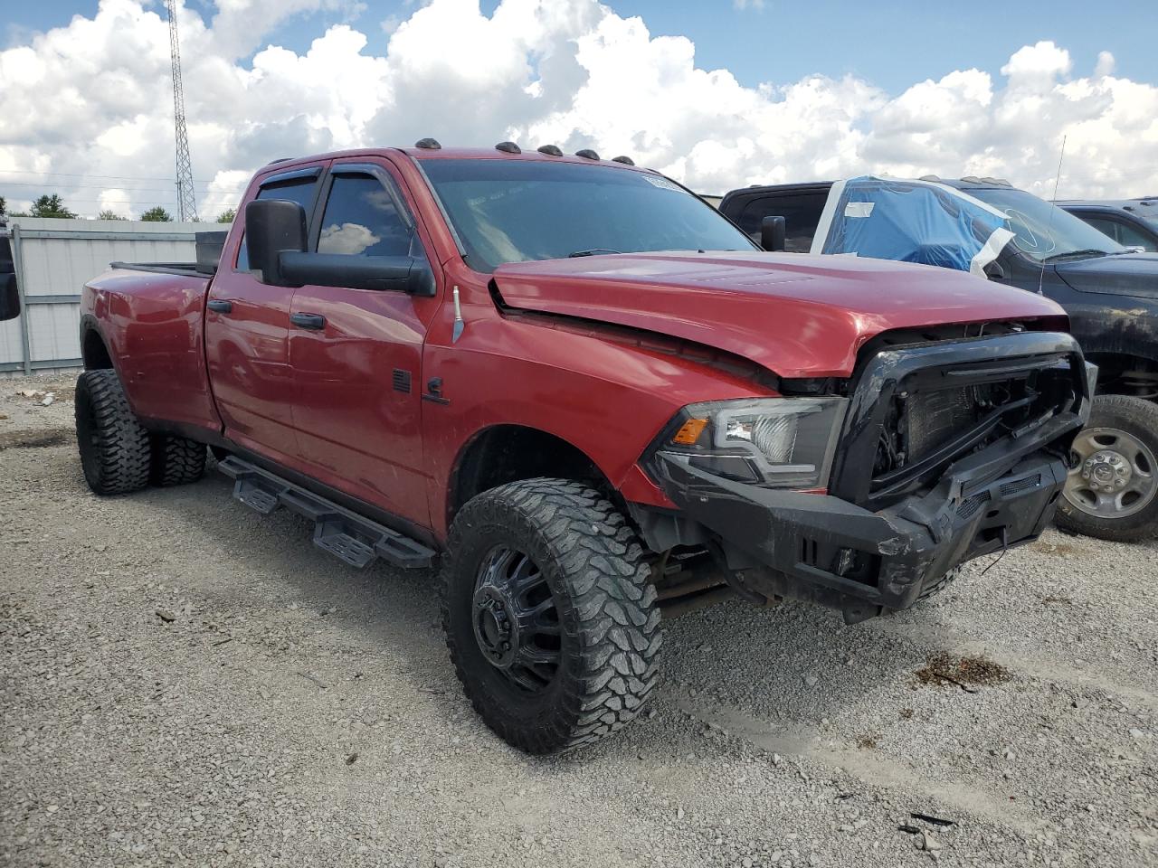 2010 Dodge Ram 3500 Slt Crew Ca Maroon vin: 3D73Y4CL2AG137429