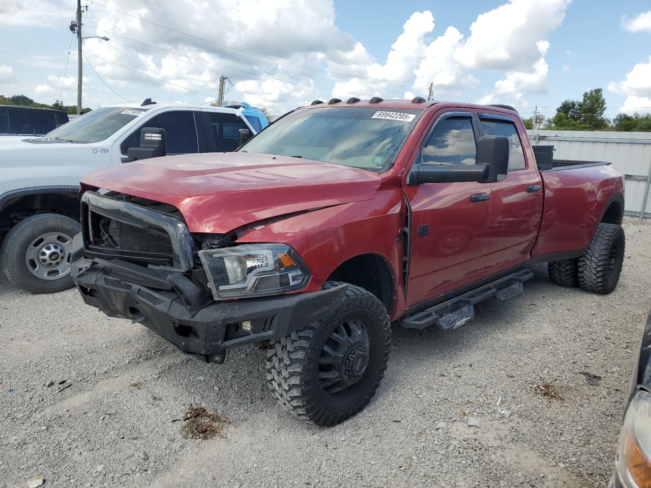 2010 Dodge Ram 3500 Slt Crew Ca Maroon vin: 3D73Y4CL2AG137429