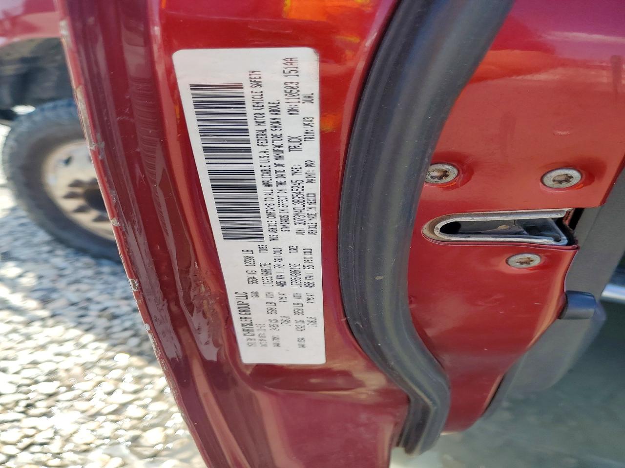 2011 Dodge 3500 Red vin: 3D73Y4CL3BG545245