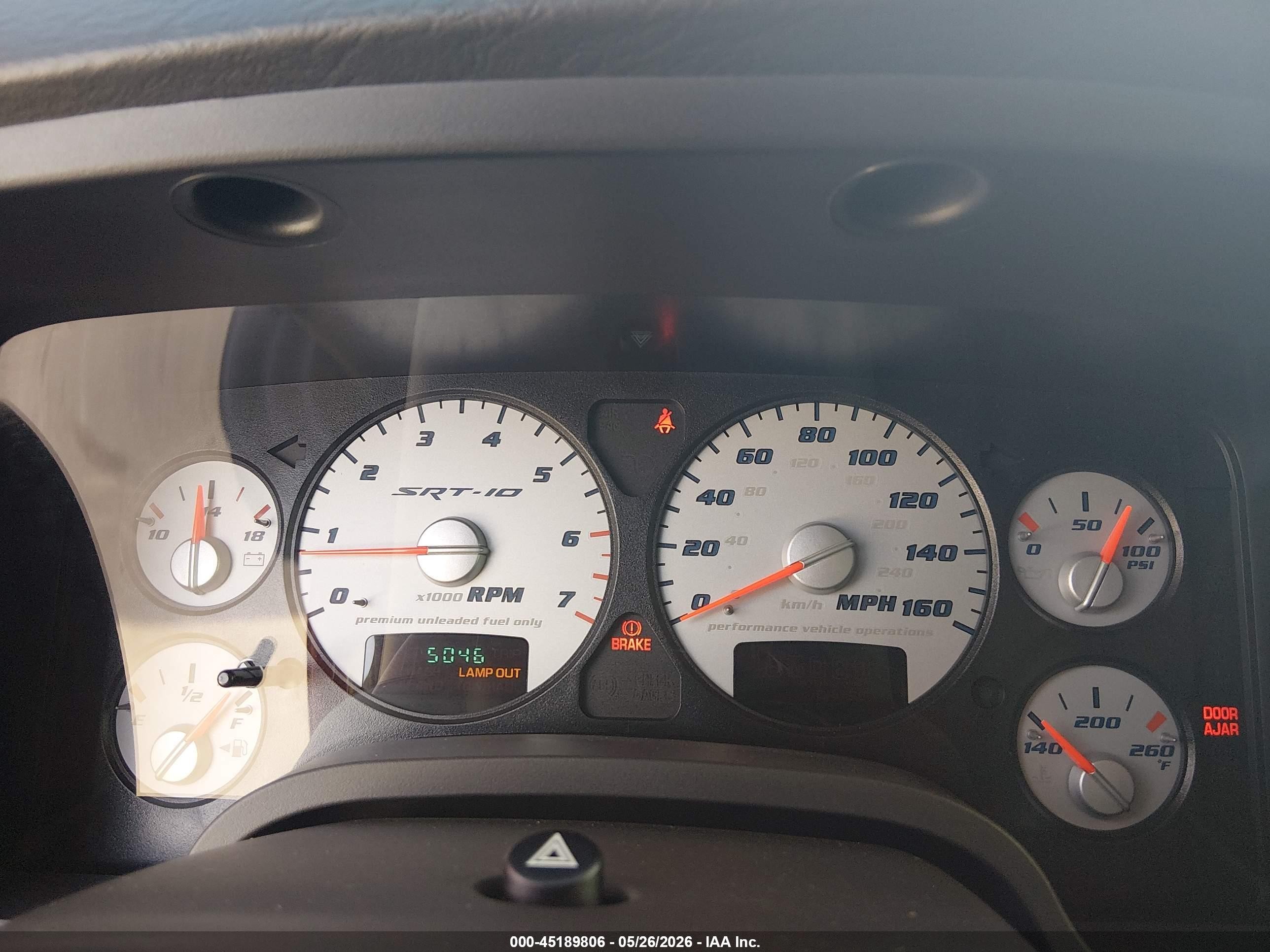 2004 Dodge Ram 1500 Srt-10 Red vin: 3D7HA16H04G235282