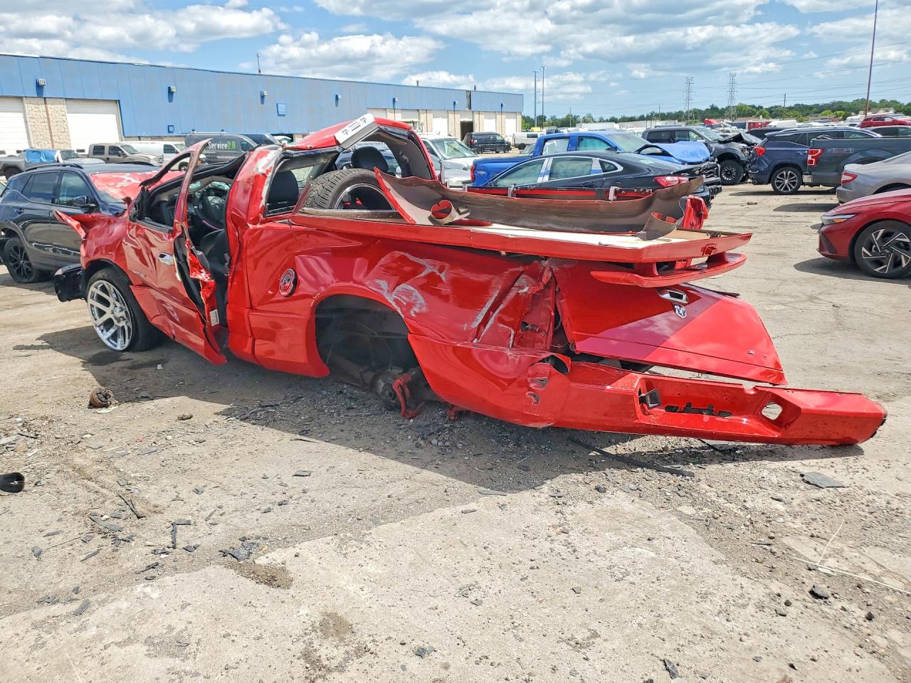 2005 Dodge Ram Srt10 Red vin: 3D7HA16H75G737904