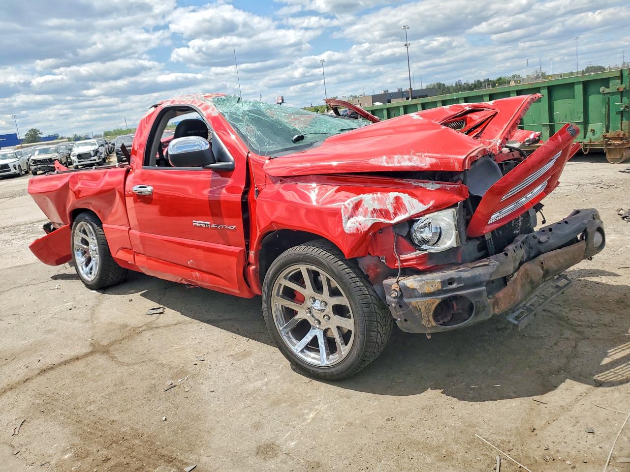 2005 Dodge Ram Srt10 Red vin: 3D7HA16H75G737904
