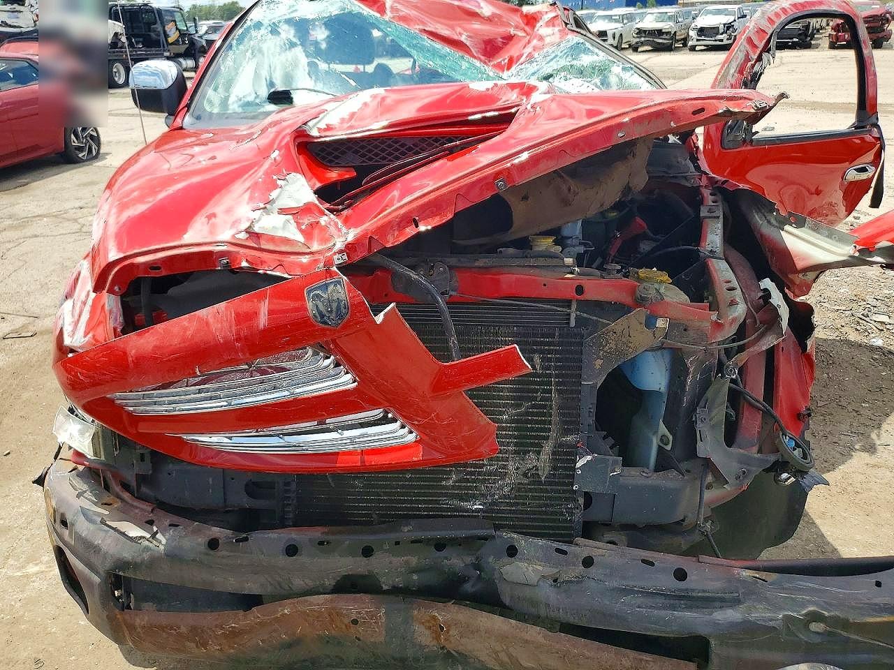 2005 Dodge Ram Srt10 Red vin: 3D7HA16H75G737904