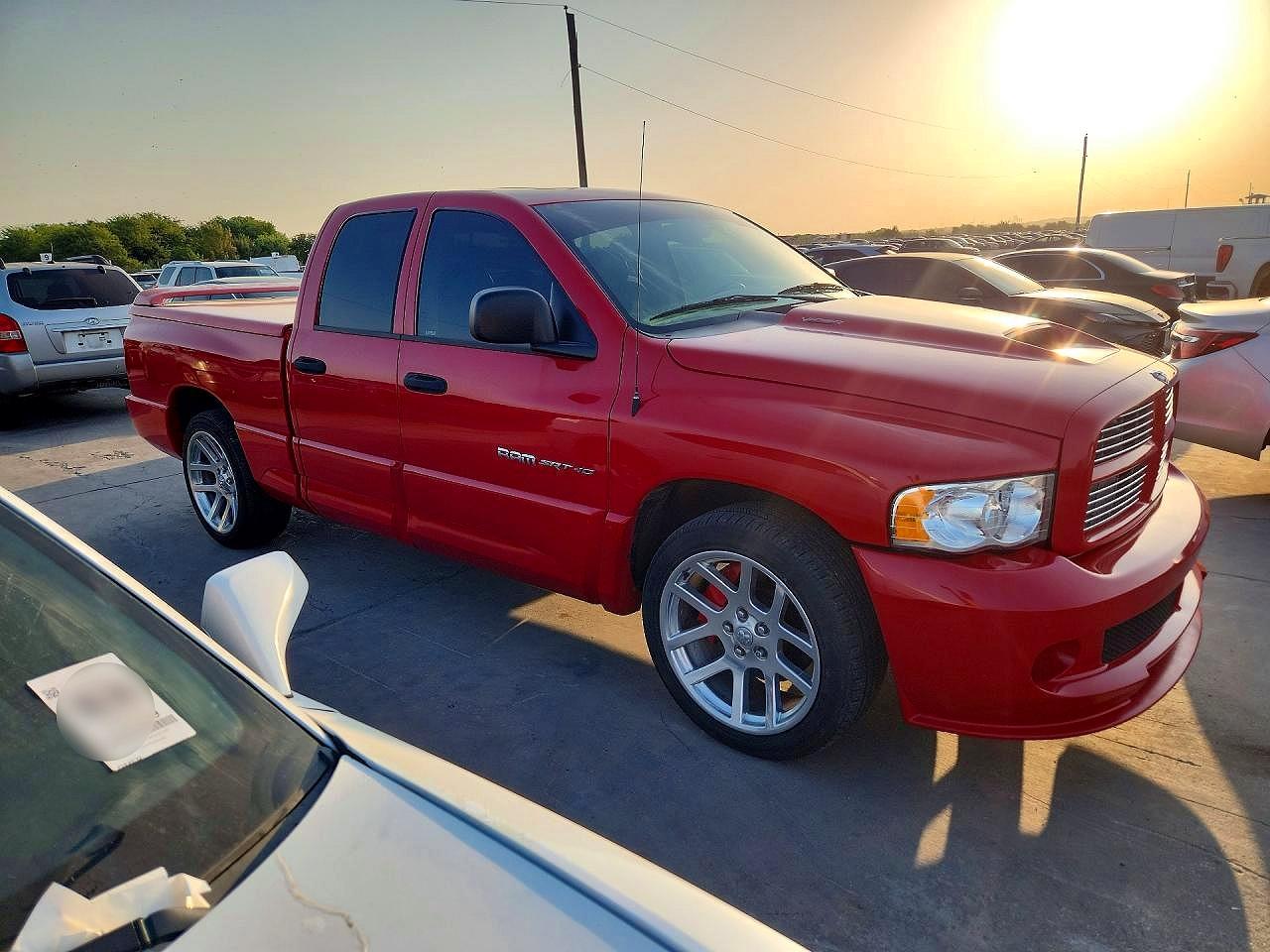 2005 Dodge Ram Srt10 Red vin: 3D7HA18H75G820097