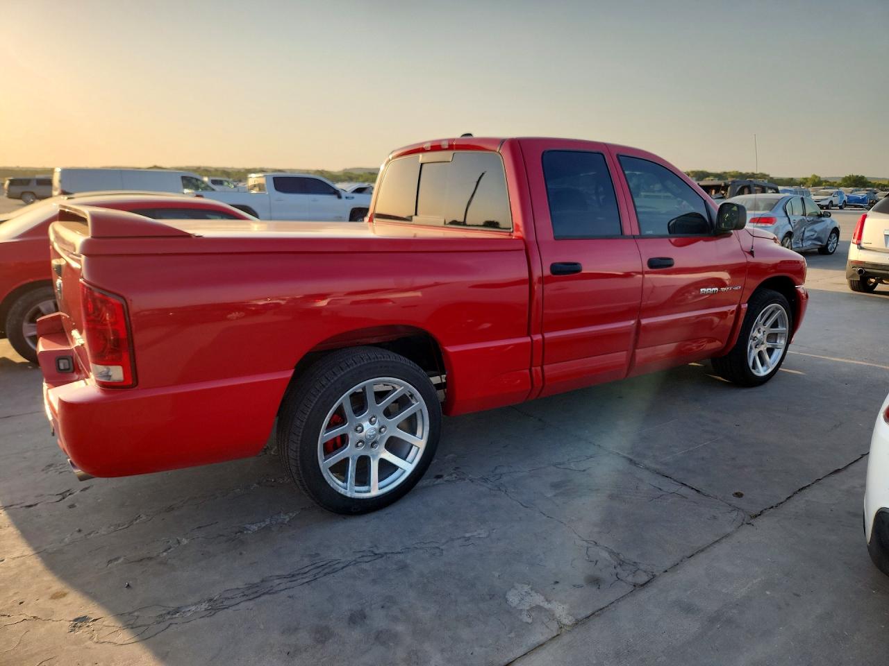 2005 Dodge Ram Srt10 Red vin: 3D7HA18H75G820097