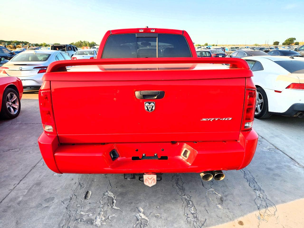 2005 Dodge Ram Srt10 Red vin: 3D7HA18H75G820097