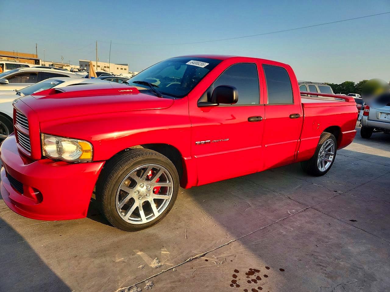 2005 Dodge Ram Srt10 Red vin: 3D7HA18H75G820097