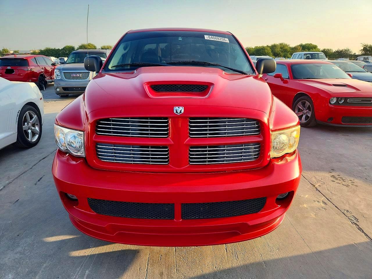 2005 Dodge Ram Srt10 Red vin: 3D7HA18H75G820097