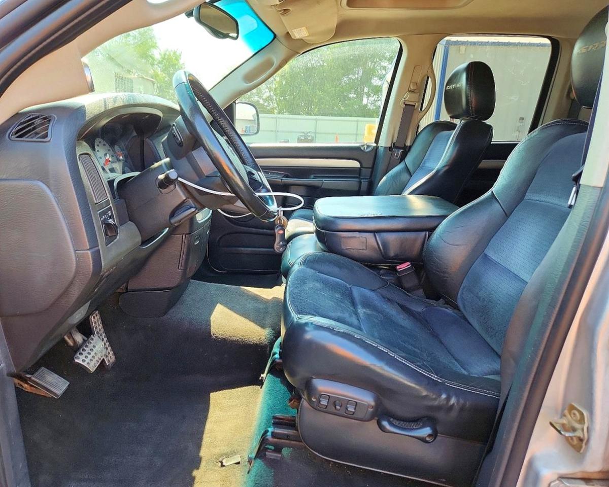 2005 Dodge Ram Srt10 Silver vin: 3D7HA18H95G837466